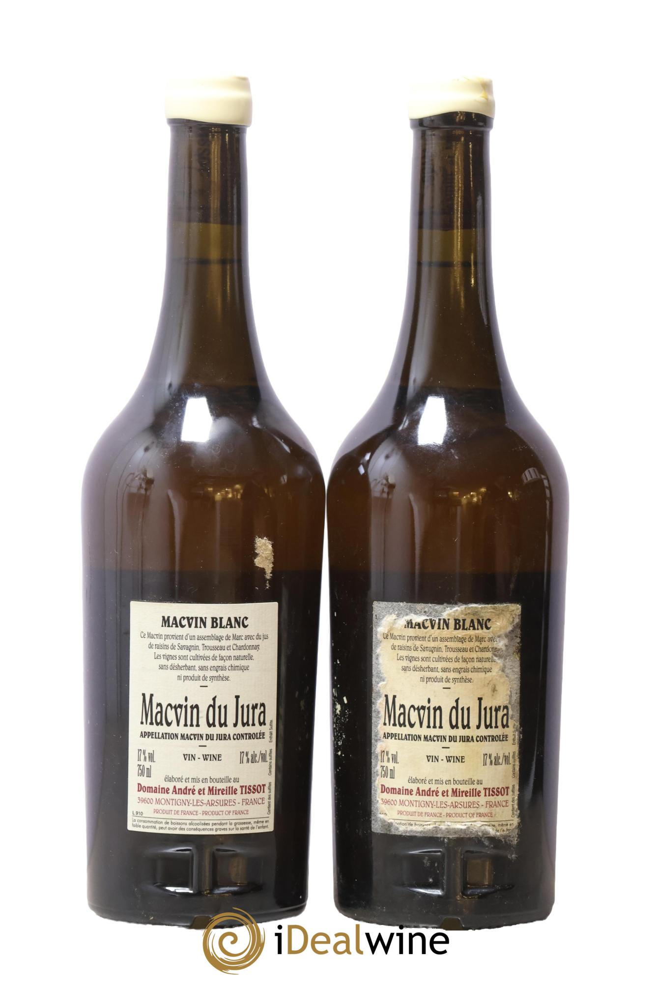Macvin du Jura Bénédicte et Stéphane Tissot - Lot de 2 bouteilles - 1