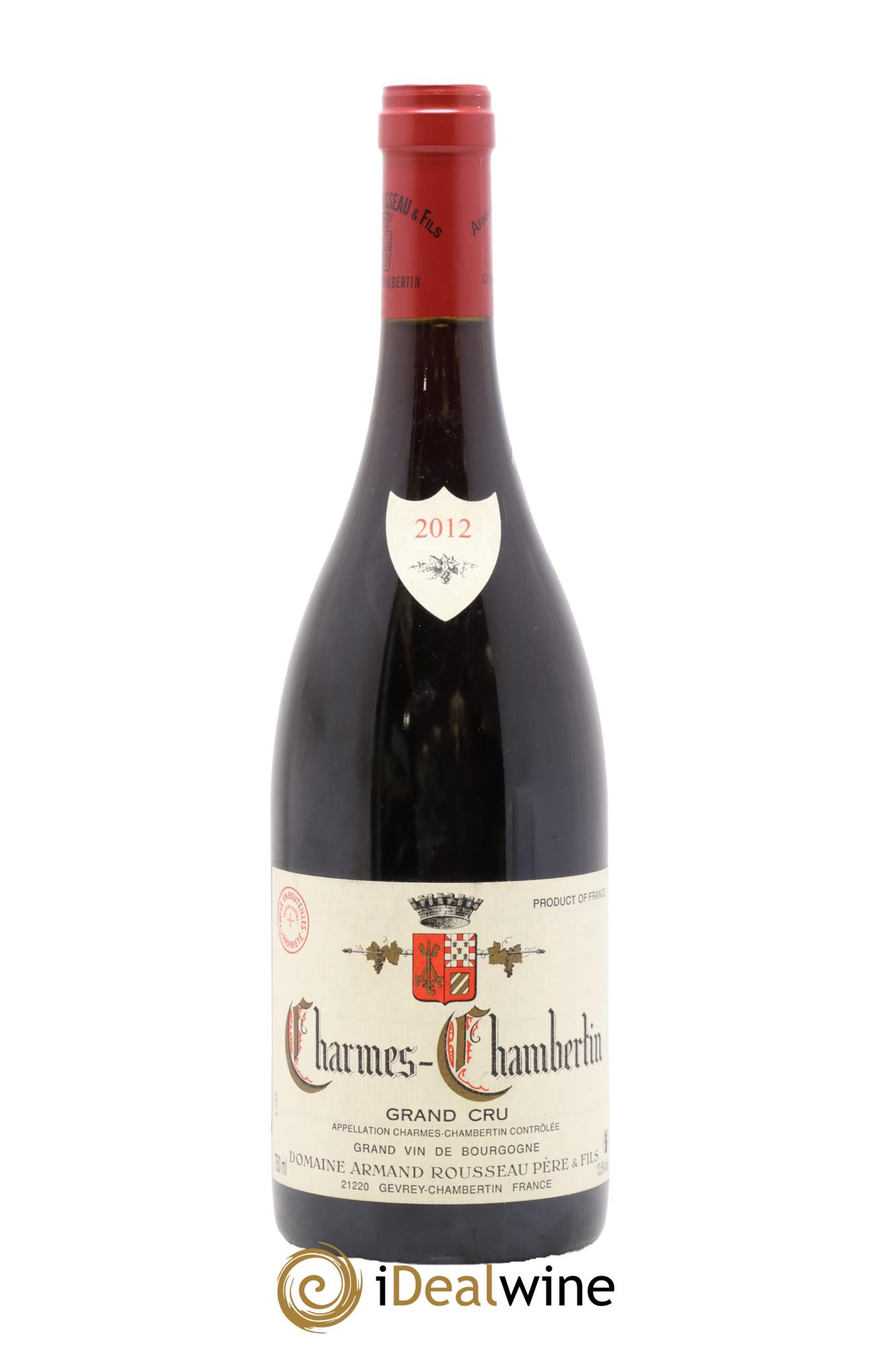 Charmes-Chambertin Grand Cru Armand Rousseau (Domaine) 2012 - Posten von 1 Flasche - 0