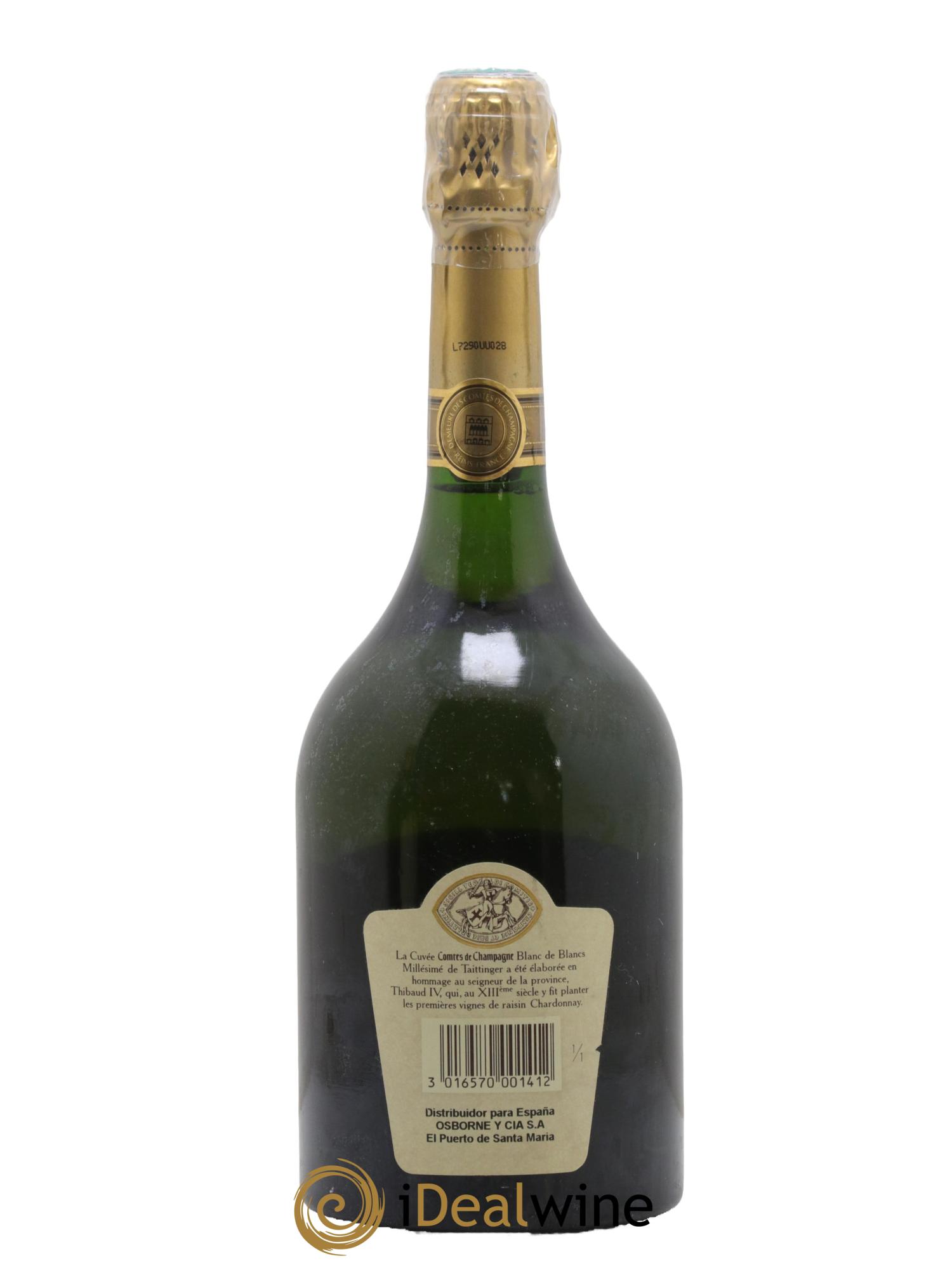 Comtes de Champagne Taittinger 1989 - Lot de 1 bouteille - 1