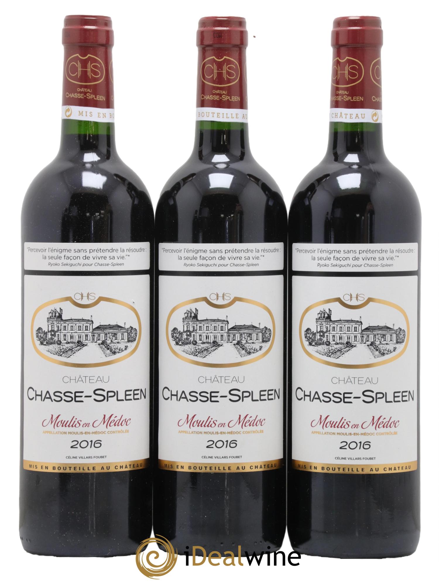 Château Chasse Spleen 2016 - Lot de 6 bouteilles - 1