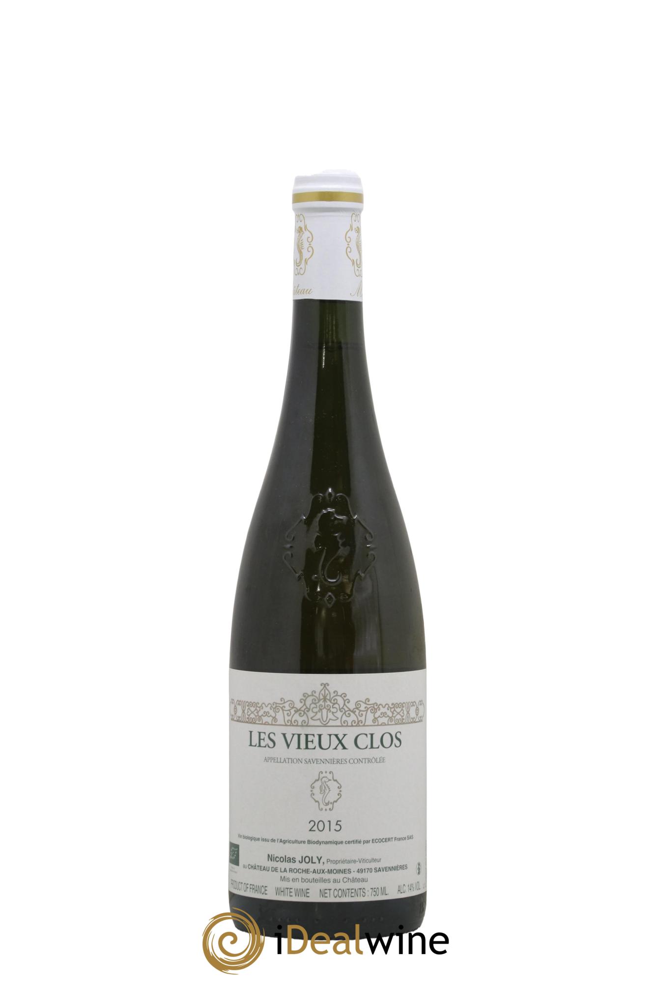 Savennières Les Vieux Clos Vignobles de la Coulée de Serrant - Nicolas Joly  2015 - Lot of 1 bottle - 0