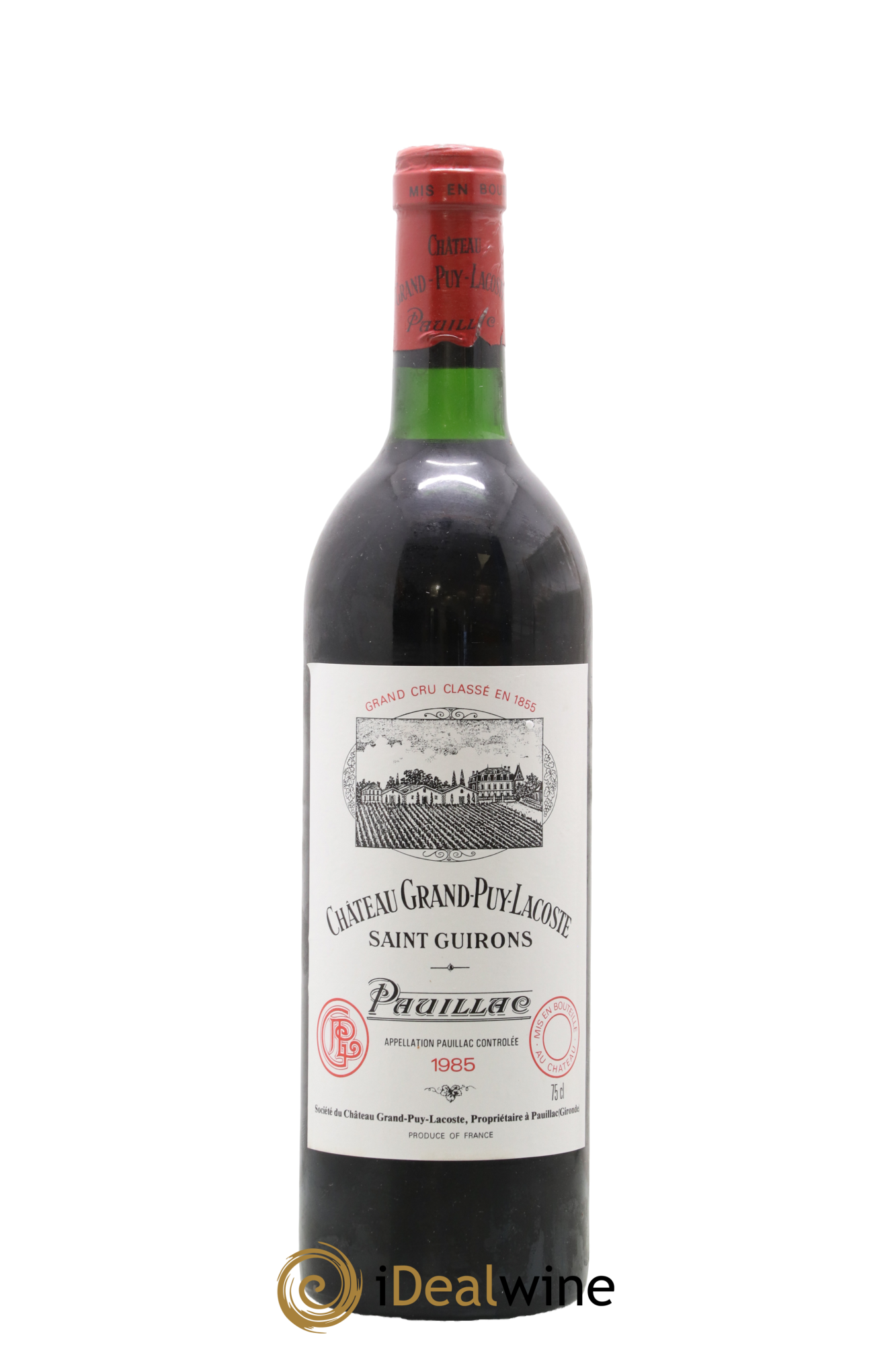 Château Grand Puy Lacoste 5ème Grand Cru Classé 1985 - Posten von 1 Flasche - 0