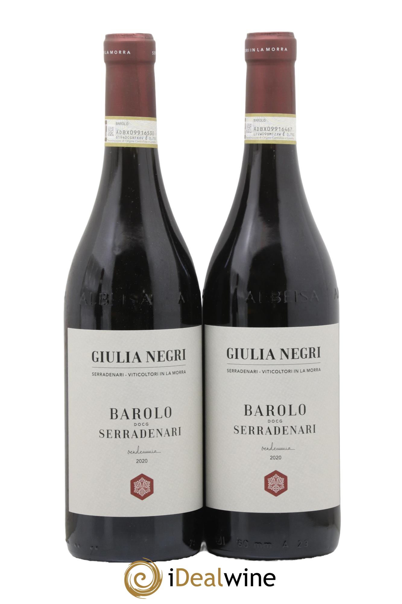 Barolo DOCG Giulia Negri Serradenari 2020 - Lot de 2 bouteilles - 0