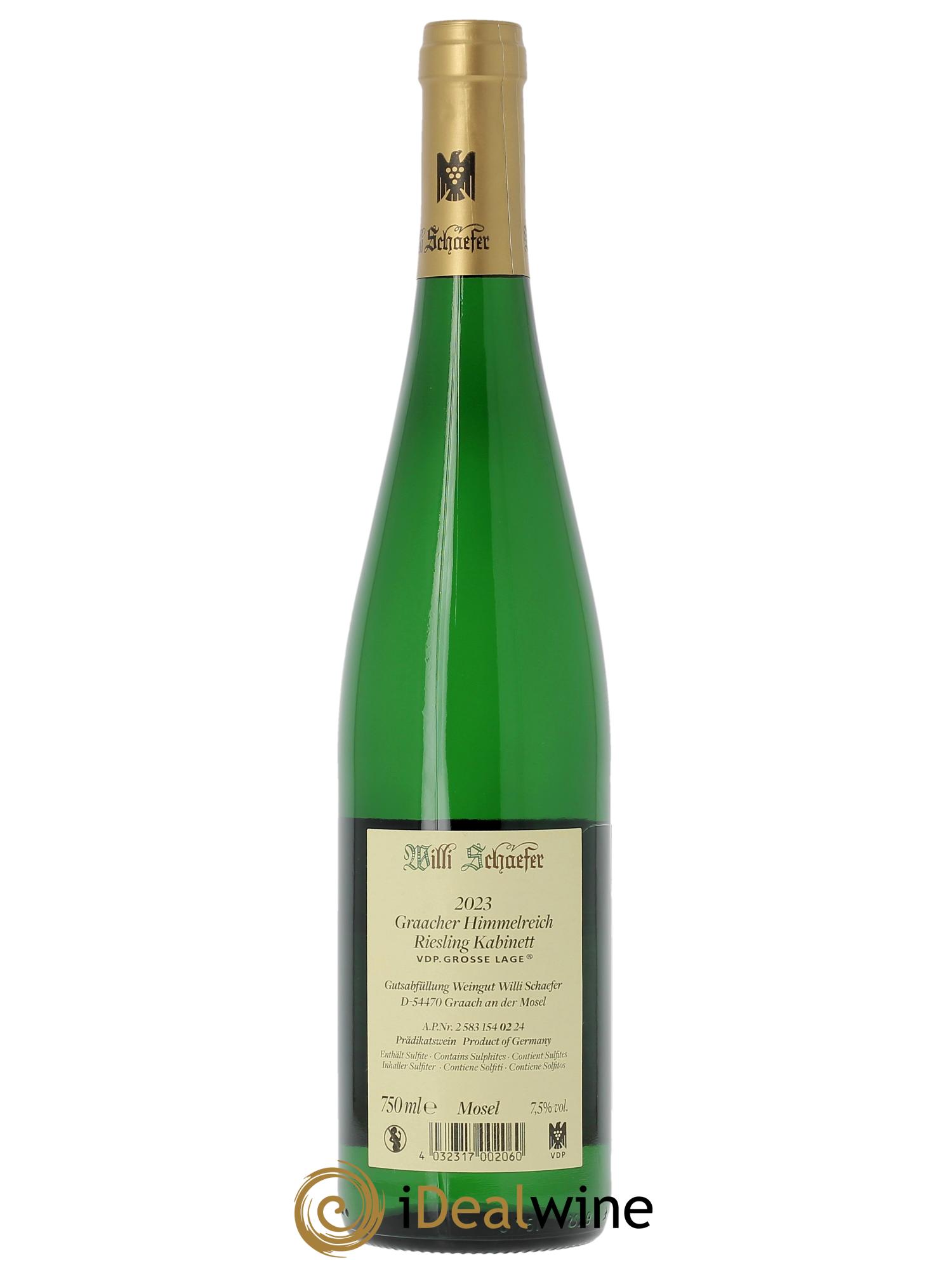 Riesling Willi Schaefer Graacher Himmelreich Kabinett 2023 - Lot de 1 bouteille - 1