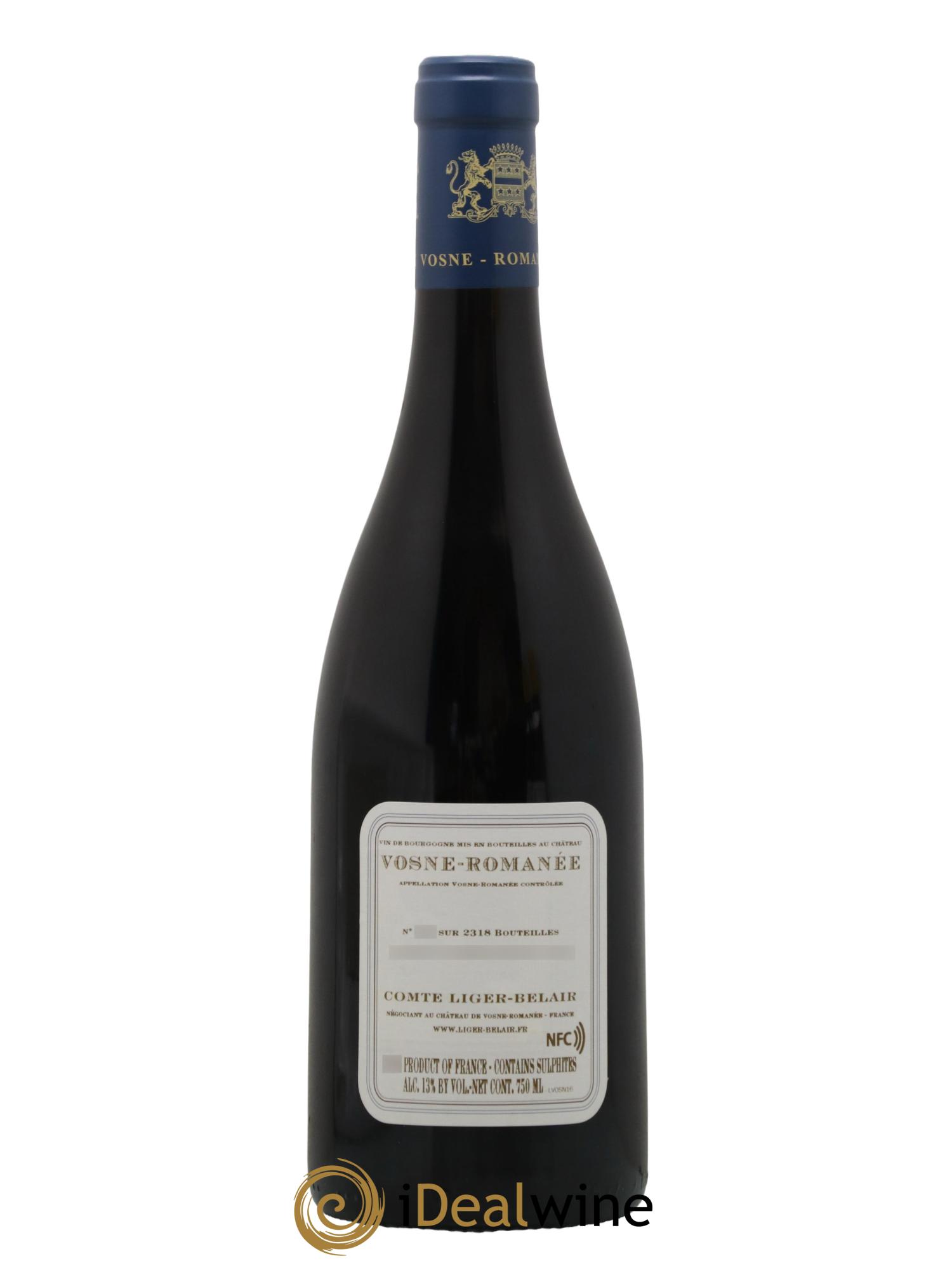 Vosne-Romanée Comte Liger-Belair (Domaine du) 2016 - Lot de 1 bouteille - 1