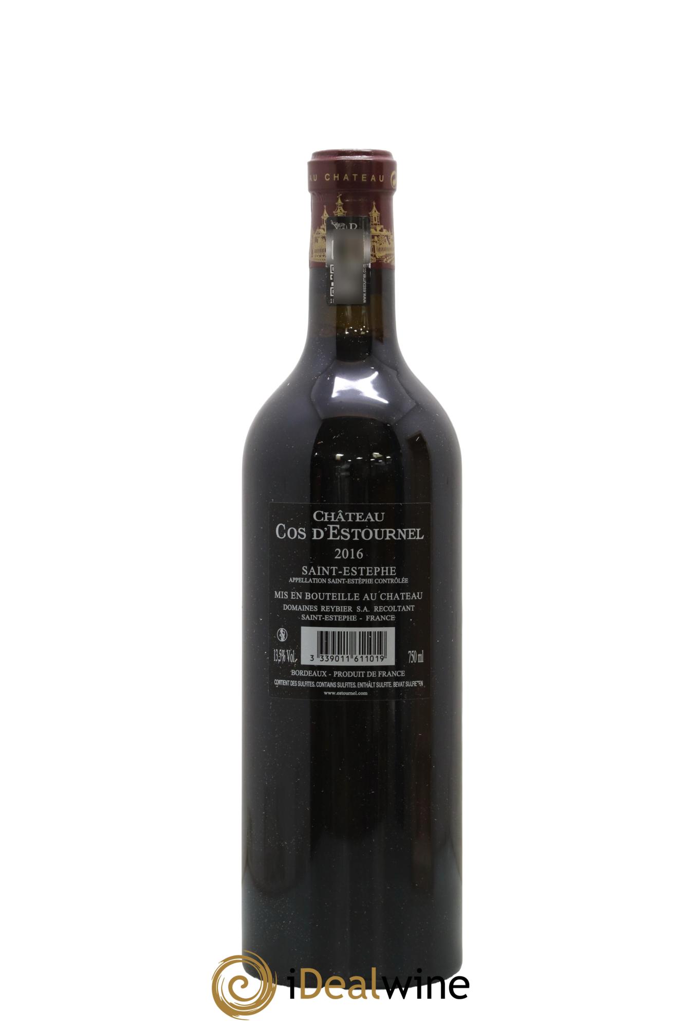 Cos d'Estournel 2ème Grand Cru Classé 2016 - Lot of 1 bottle - 2