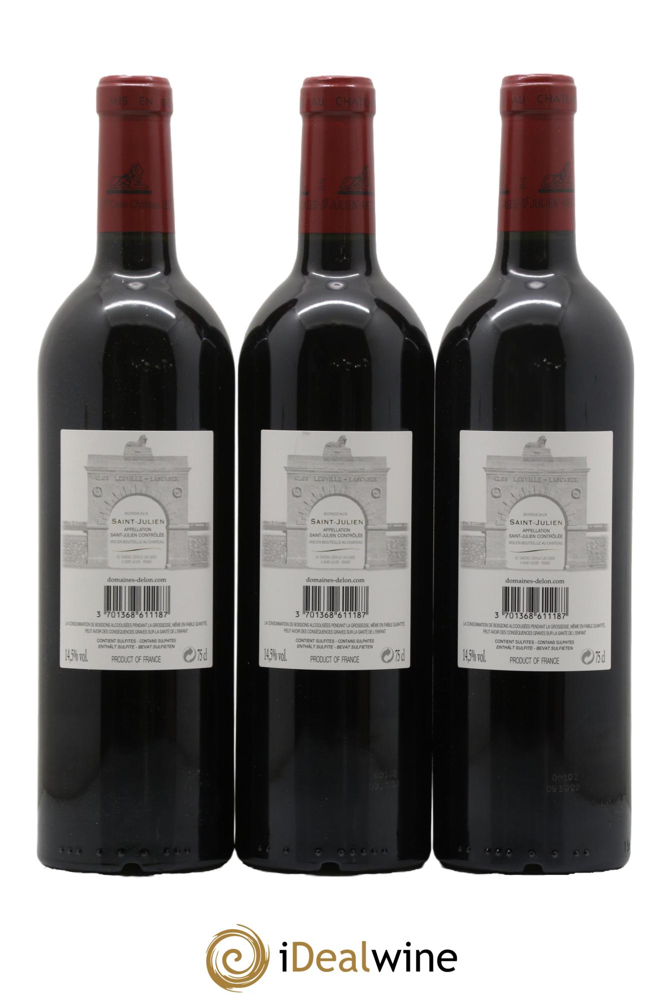 Château Léoville Las Cases 2ème Grand Cru Classé 2018 - Lotto di 6 bottiglie - 2
