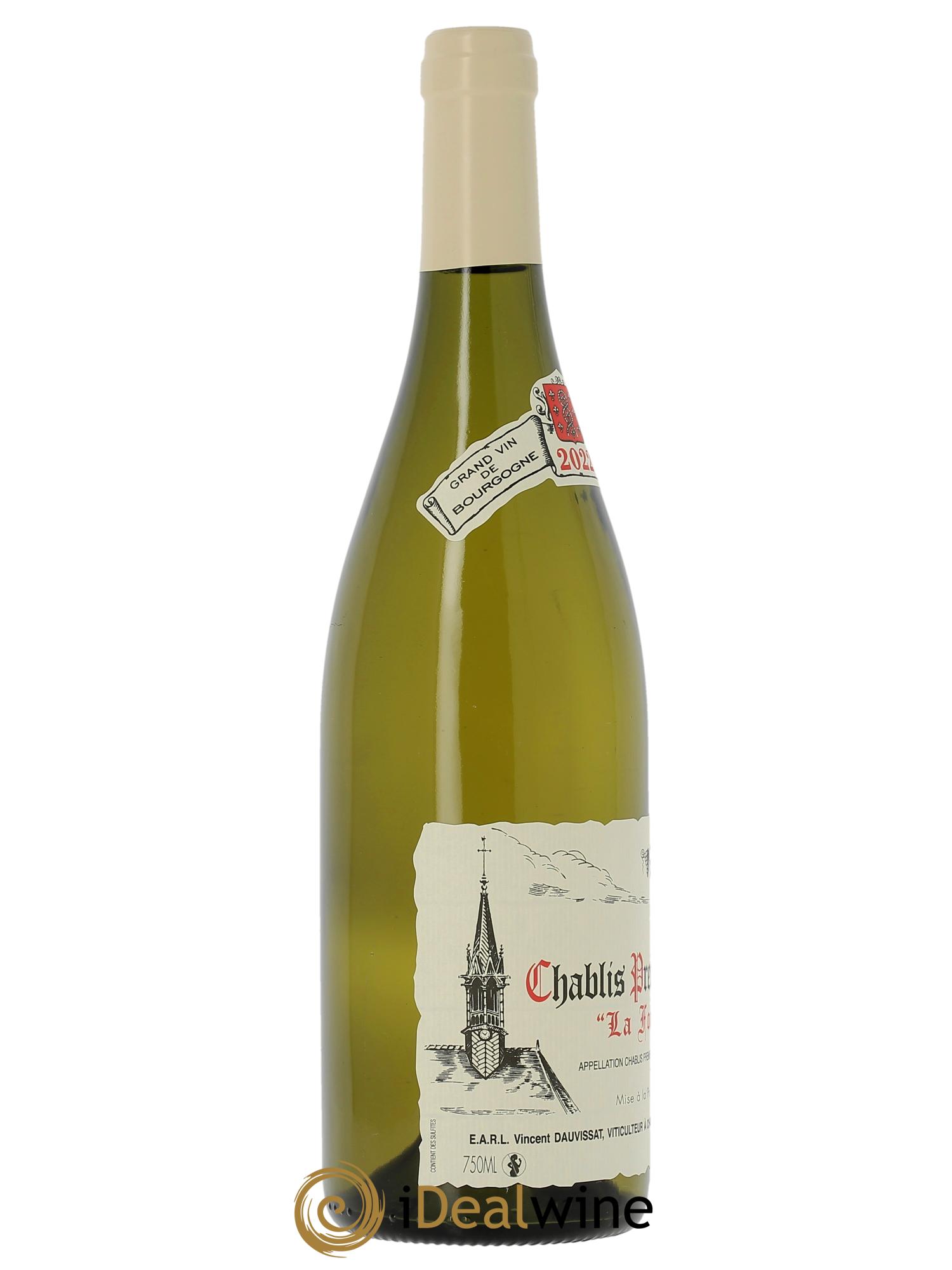 Chablis 1er Cru La Forest Vincent Dauvissat (Domaine) 2022 - Lot of 1 bottle - 2
