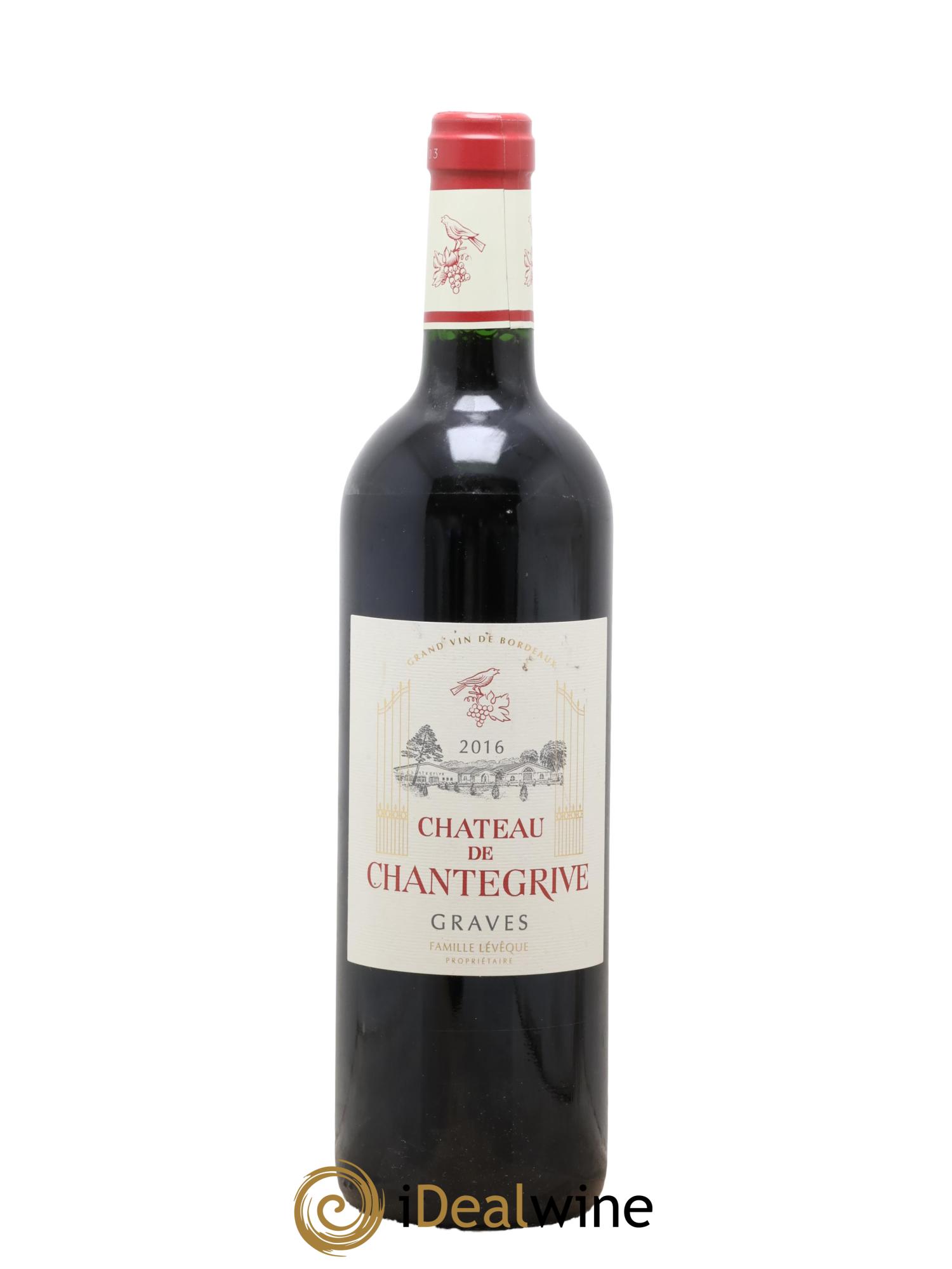 Château de Chantegrive 2016 - Lot de 1 bouteille - 0