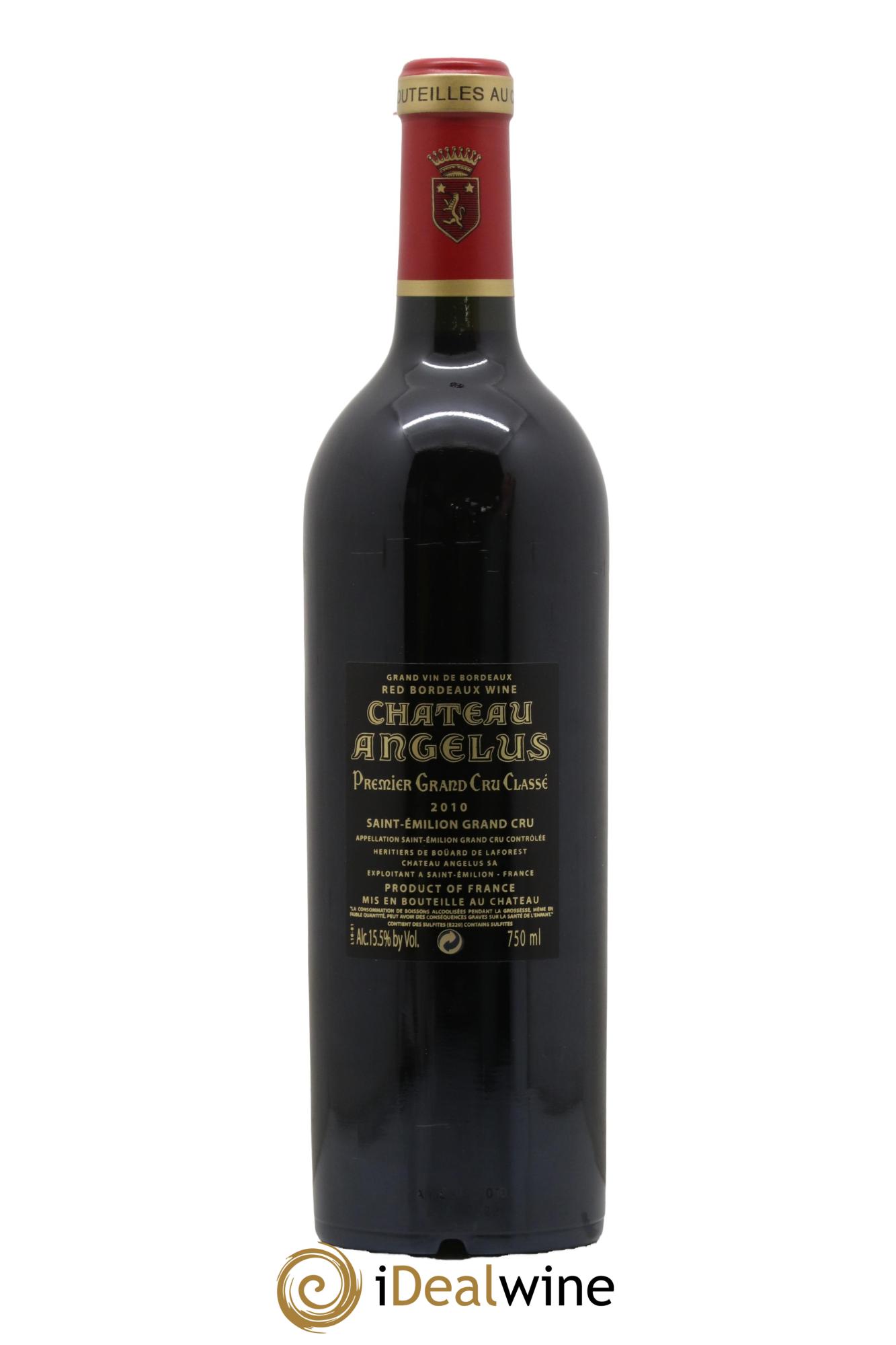 Château Angélus 1er Grand Cru Classé A 2010 - Lotto di 1 bottiglia - 1