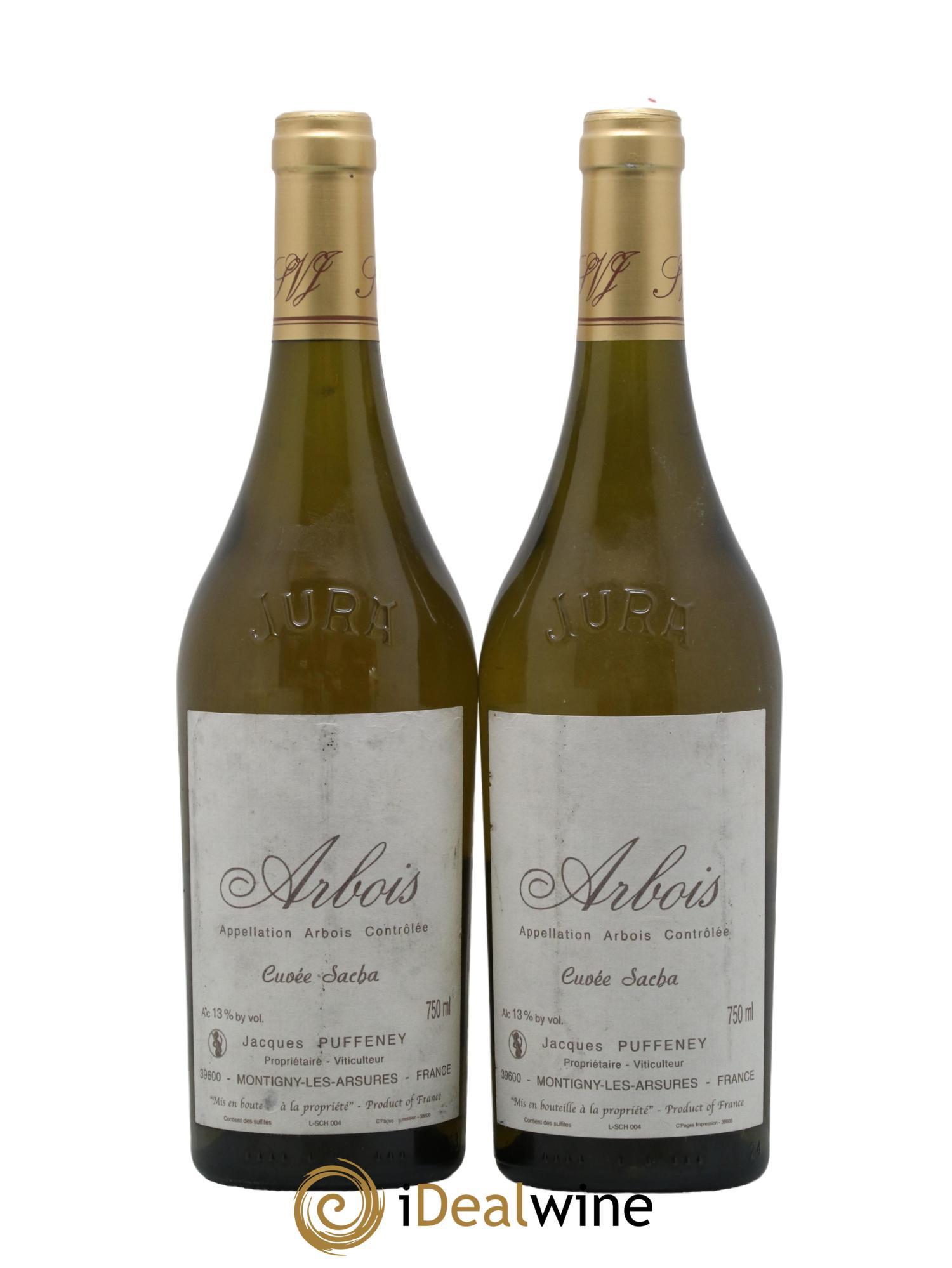 Arbois Cuvée Sacha Jacques Puffeney - Lot de 2 bouteilles - 0