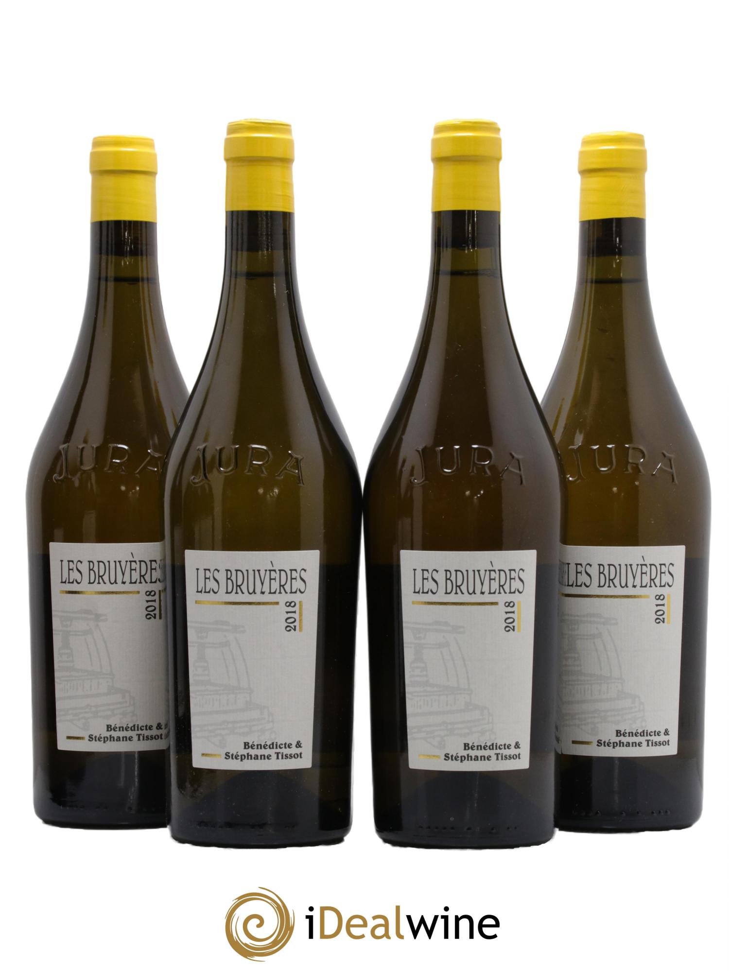 Arbois Chardonnay Les Bruyères Bénédicte et Stéphane Tissot 2018 - Lot de 4 bouteilles - 0