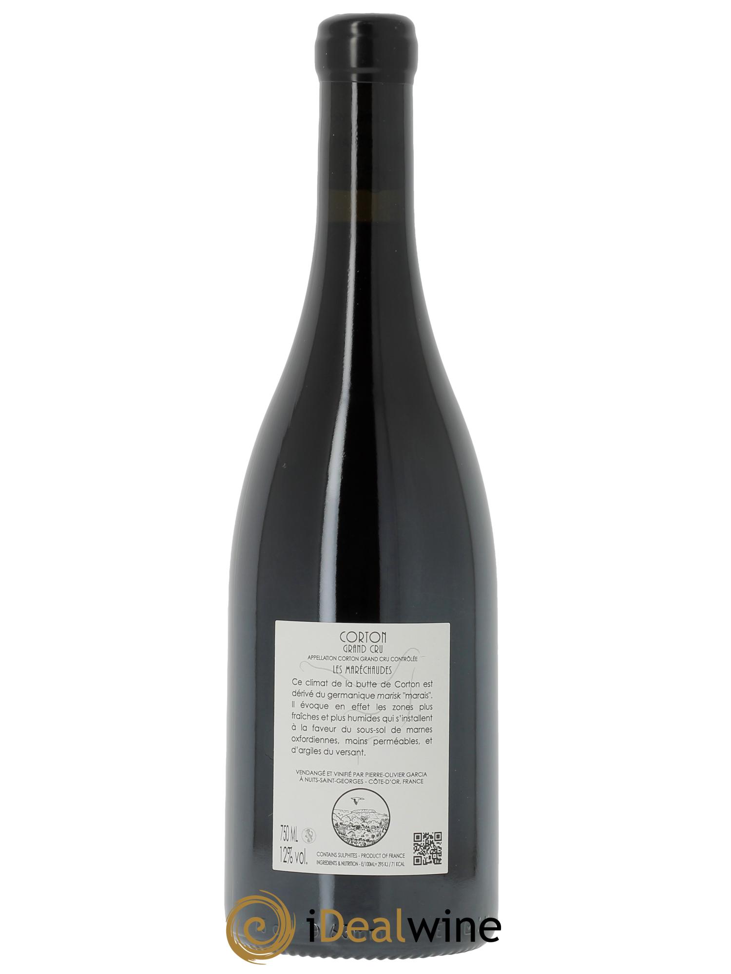 Corton Grand Cru Les Maréchaudes Pierre Olivier Garcia  2024 - Lot de 1 bouteille - 1