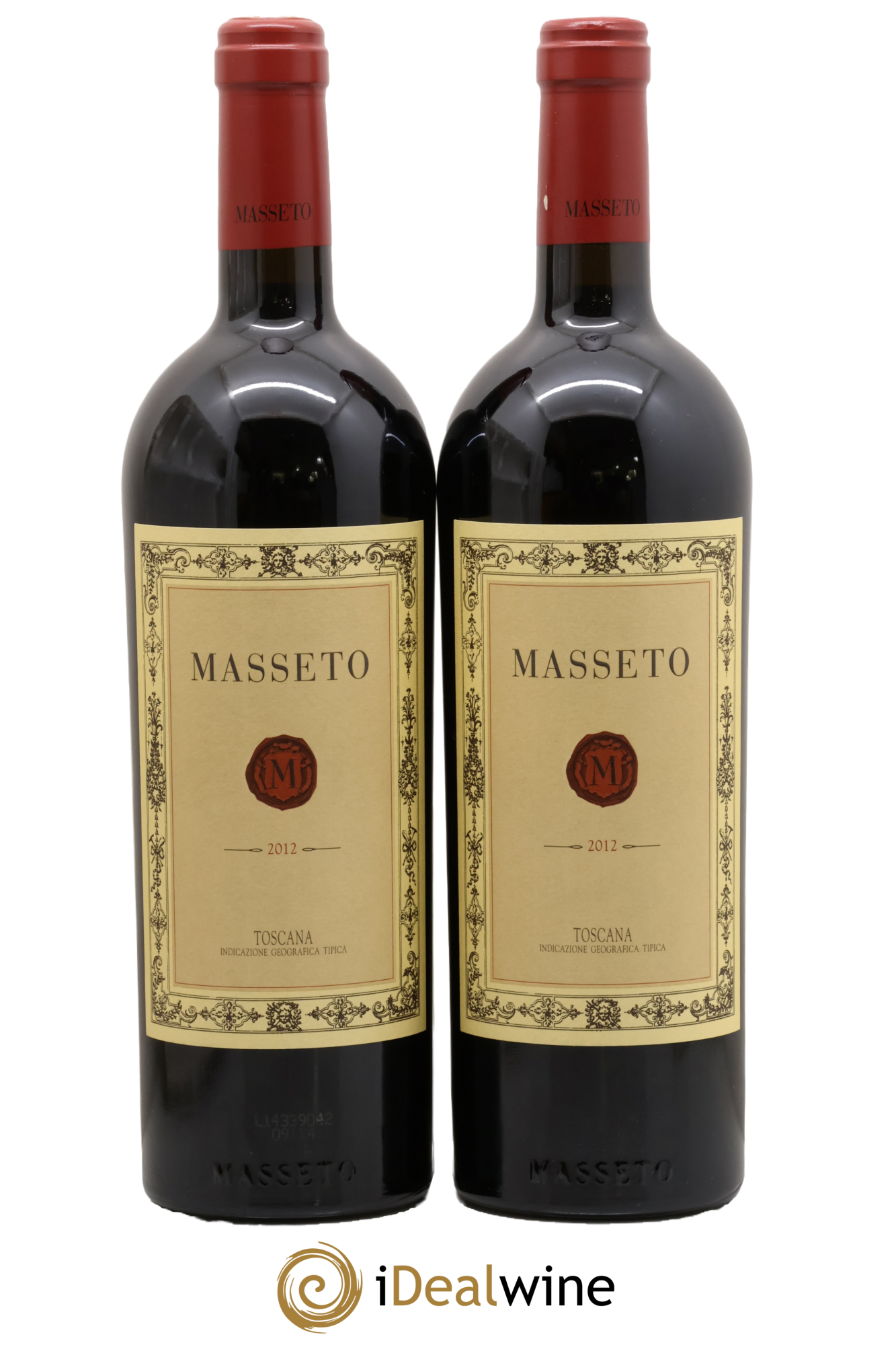 Toscana IGT Tenuta Dell'Ornellaia Masseto Frescobaldi 2012 - Lot de 2 bouteilles - 0