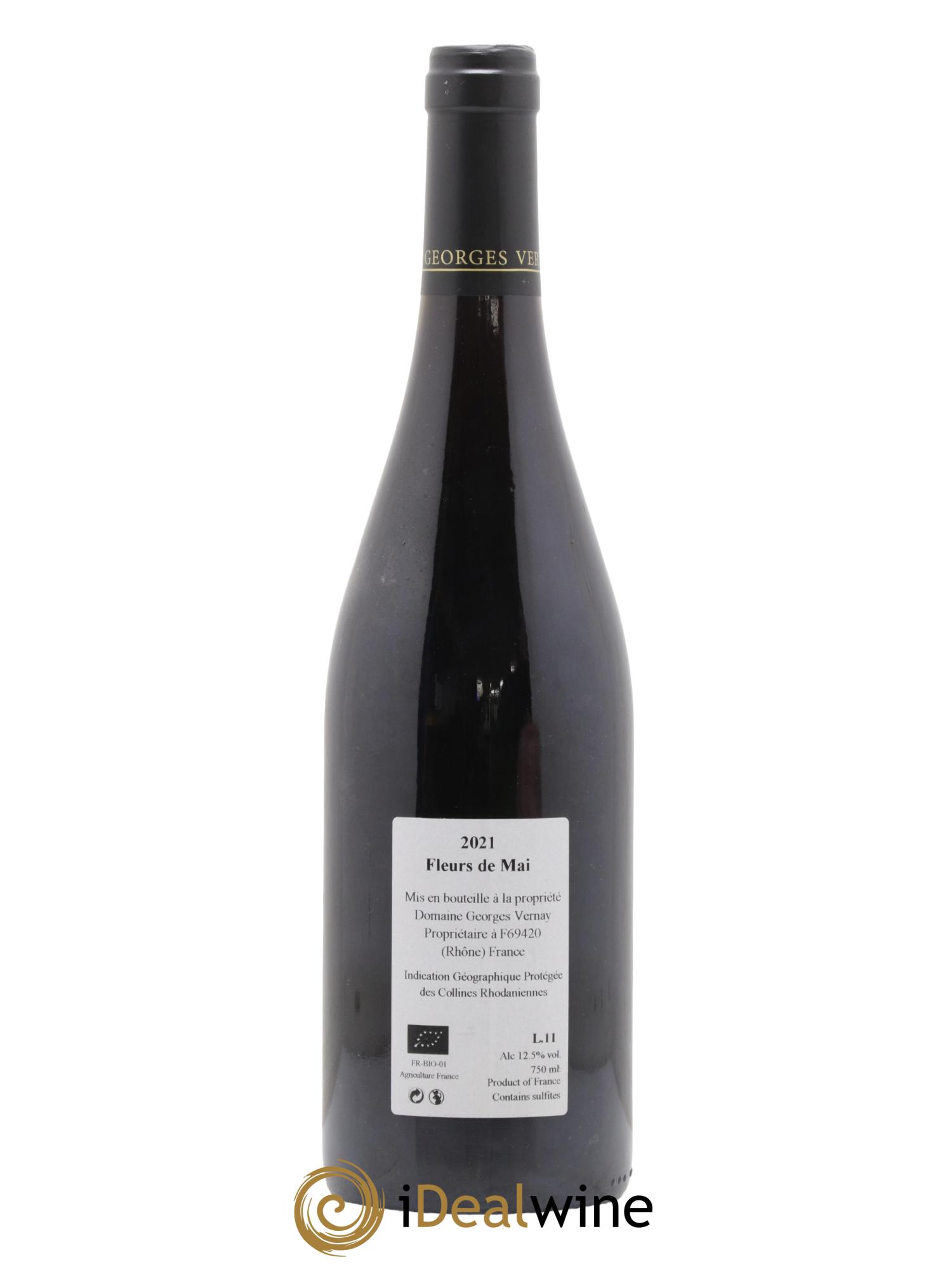 IGP Collines Rhodaniennes Fleurs de Mai Georges Vernay 2021 - Posten von 1 Flasche - 1