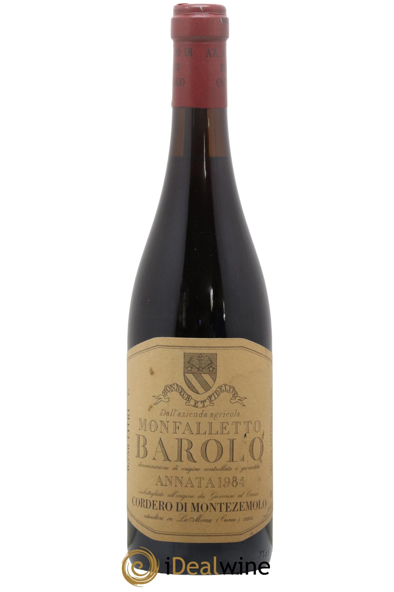 Barolo Monfalletto Cordero di Montezemolo 1984 - Lot de 1 bouteille - 0