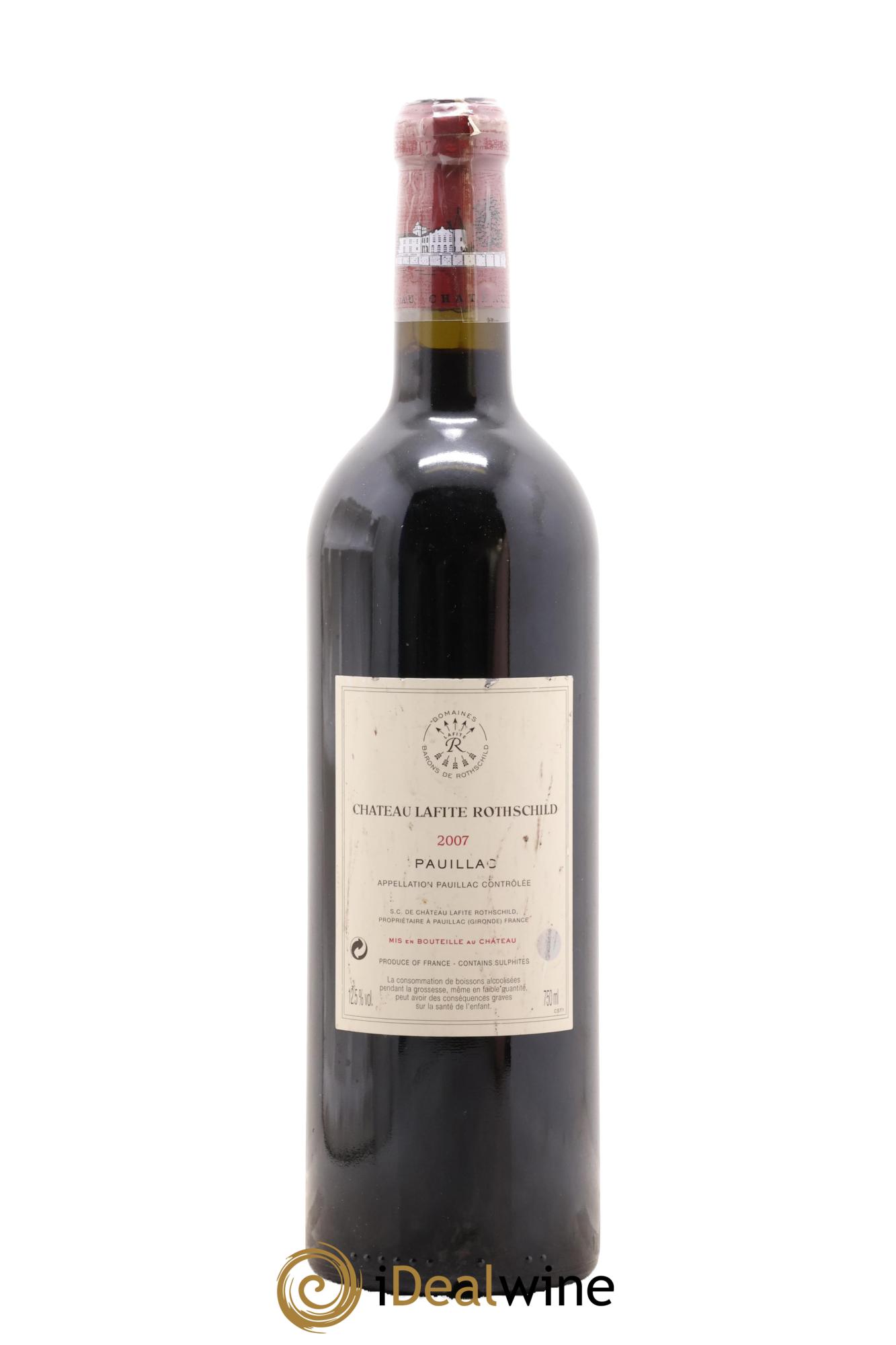 Château Lafite Rothschild 1er Grand Cru Classé 2007 - Lot de 1 bouteille - 1