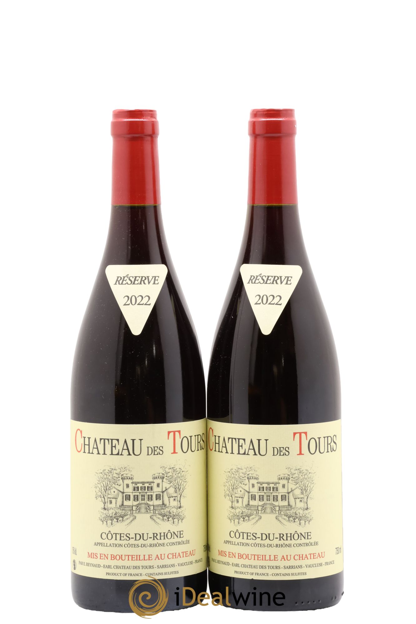 Côtes-du-Rhône Château des Tours Emmanuel Reynaud 2022 - Posten von 2 Flaschen - 0