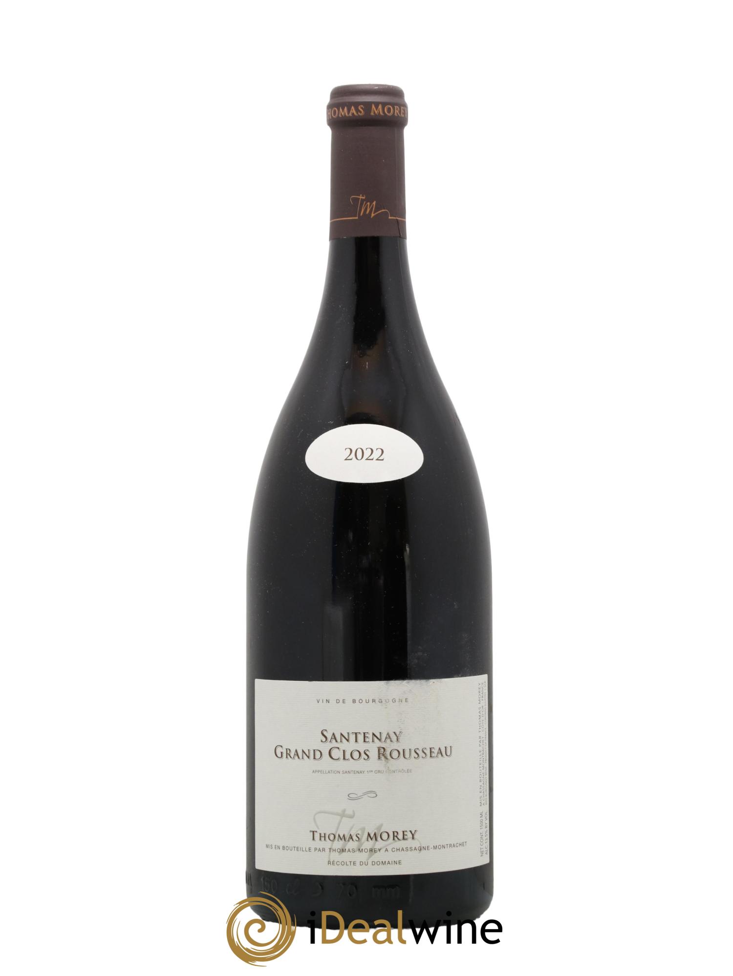 Santenay 1er Cru Grand Clos Rousseau Thomas Morey 2022 - Lot de 1 magnum - 0