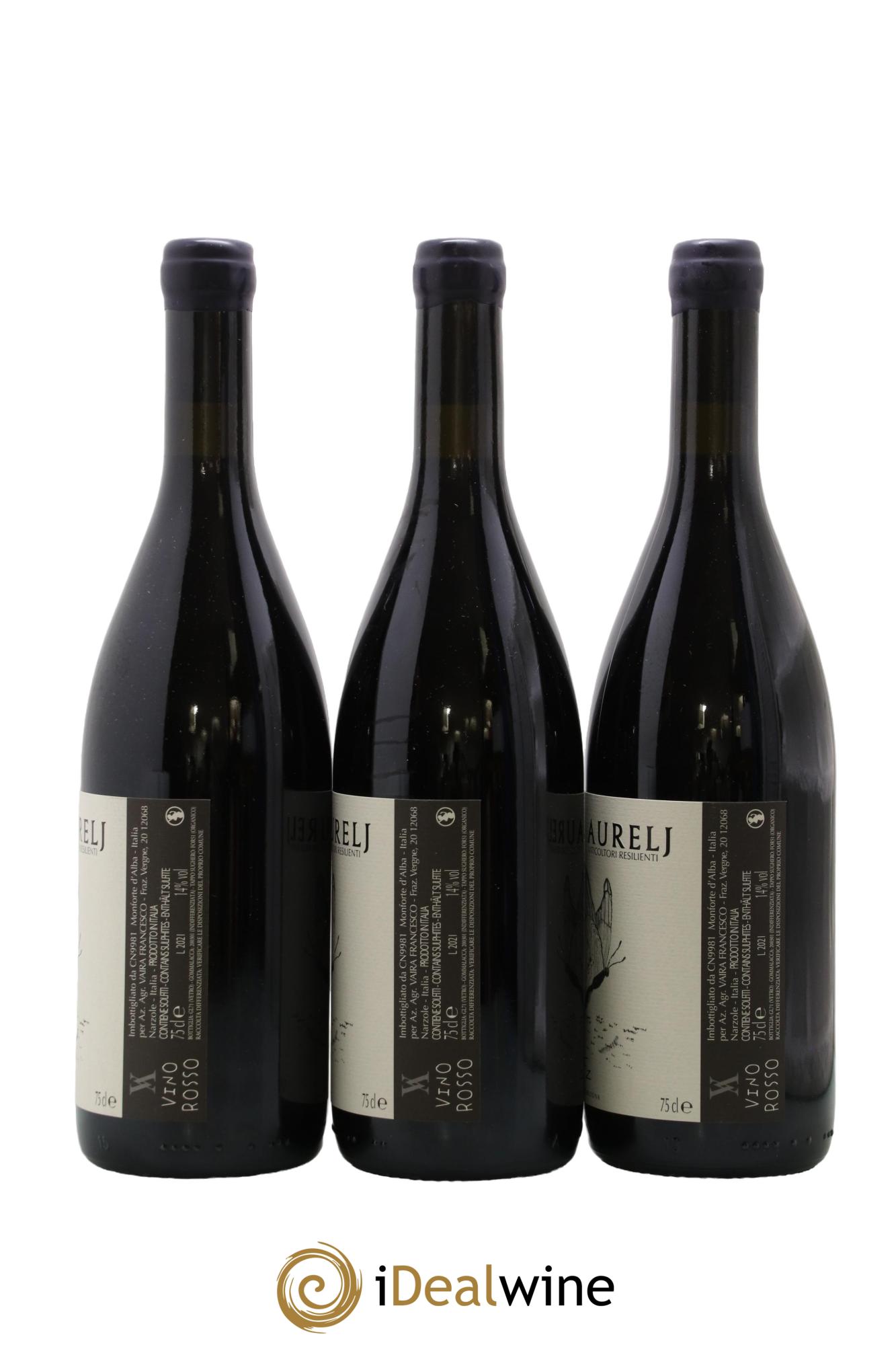 Italie FZ Free Zone Vaira Aurelj 2021 - Lot of 3 bottles - 1