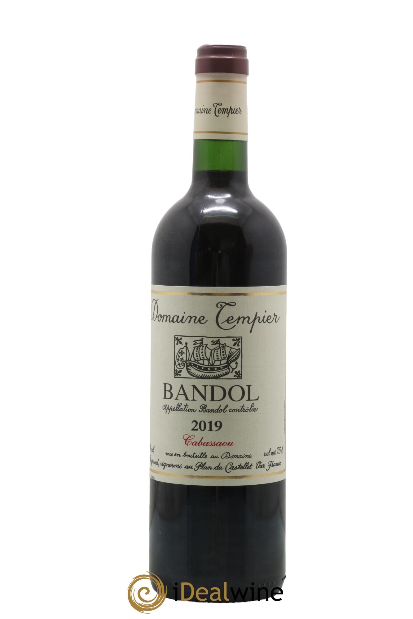 Bandol Domaine Tempier Cuvée Cabassaou Famille Peyraud 2019 - Lot de 1 bouteille - 0
