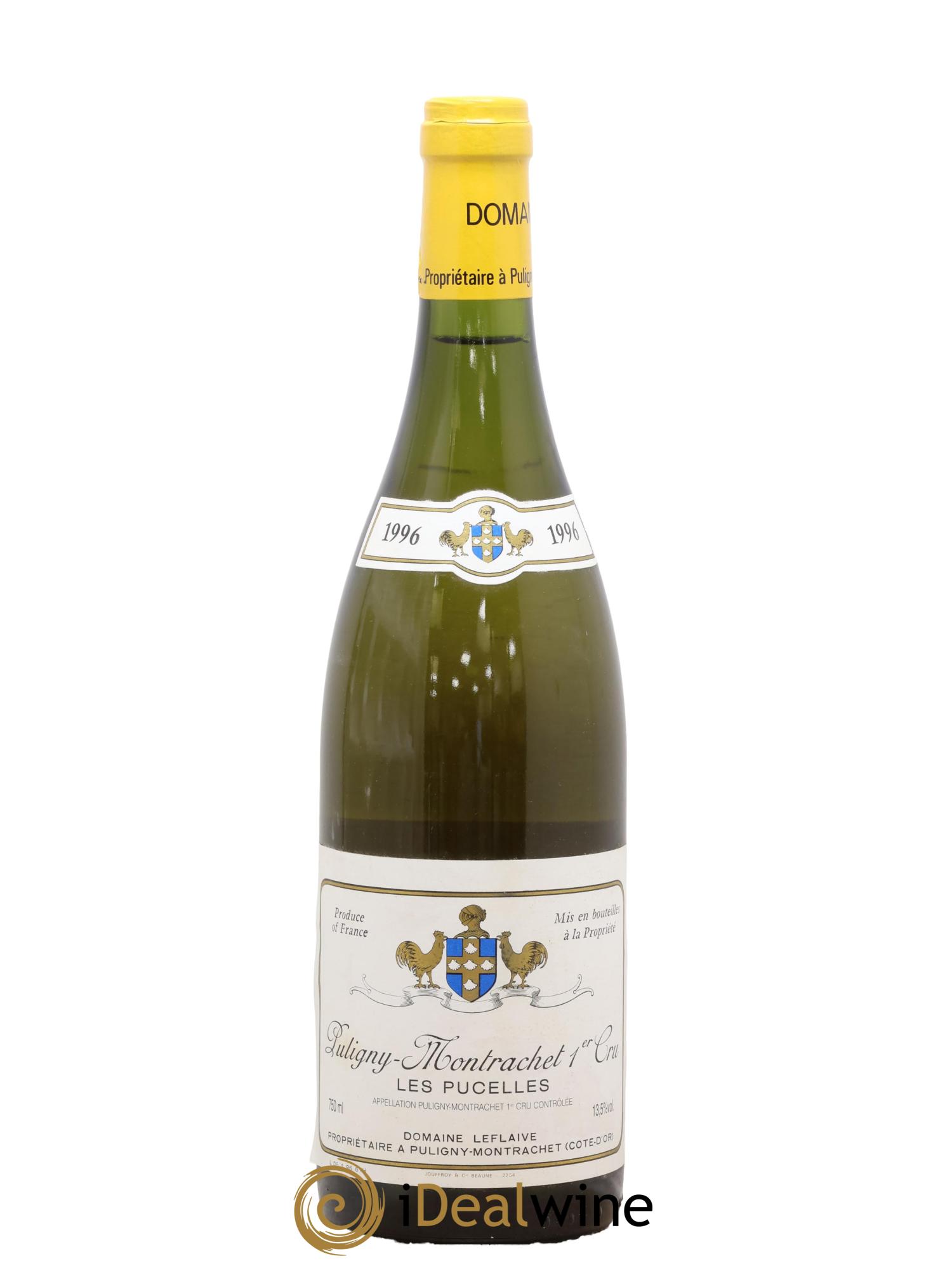 Puligny-Montrachet 1er Cru Les Pucelles Leflaive (Domaine) 1996 - Lot de 1 bouteille - 0