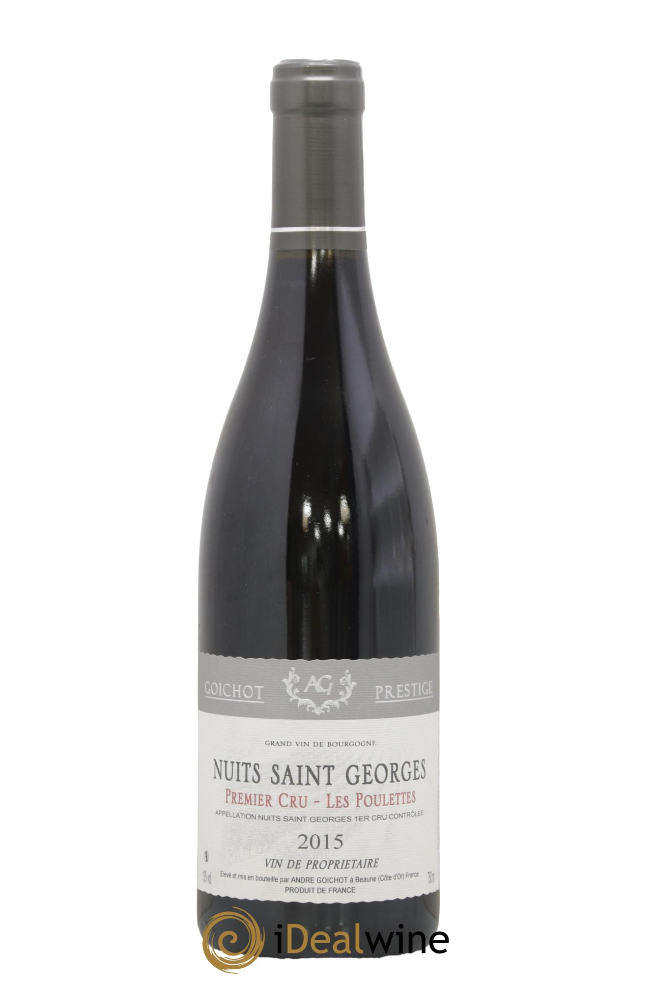 Nuits-Saint-Georges 1er Cru Les Poulettes Goichot 2015 - Lot de 1 bouteille - 0