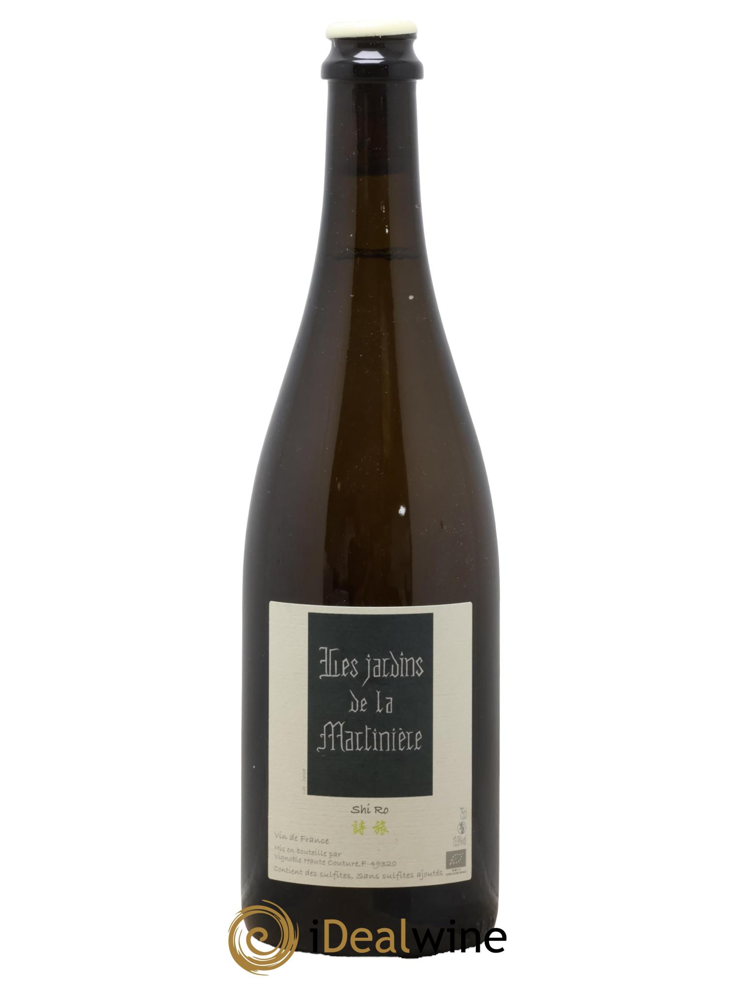 Vin de France Shi Ro Les Jardins de la Martinière 2018 - Lot de 1 bouteille - 0