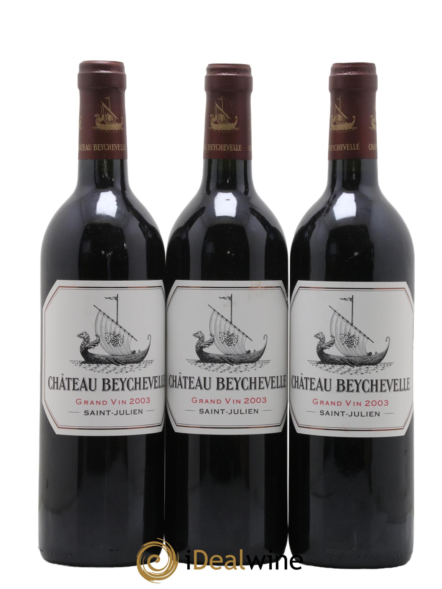 Château Beychevelle 4ème Grand Cru Classé 2003 - Lot de 12 bouteilles - 4