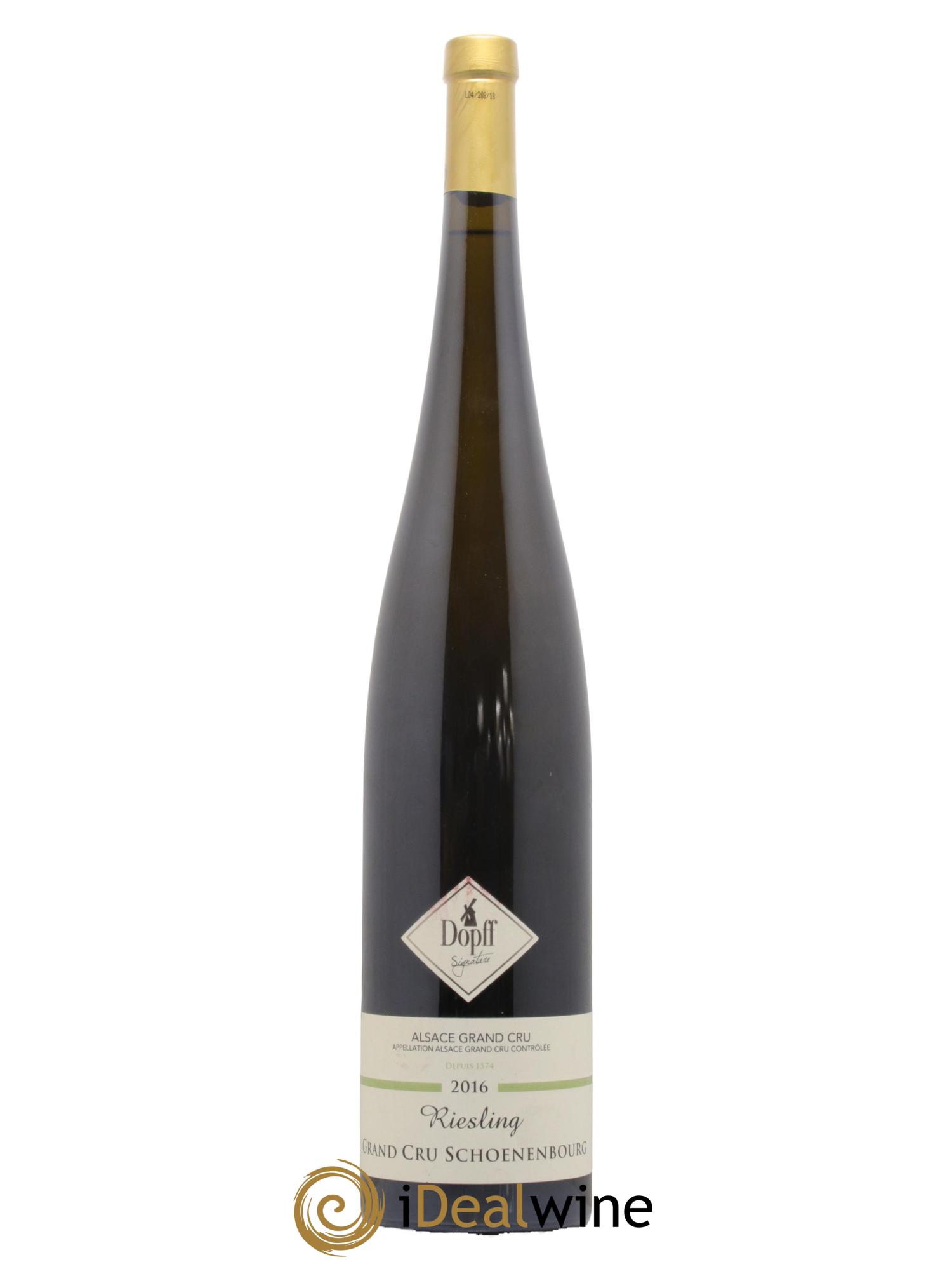 Alsace Riesling Grand cru Schoenenbourg Domaine Dopff 2016 - Lot de 1 magnum - 0