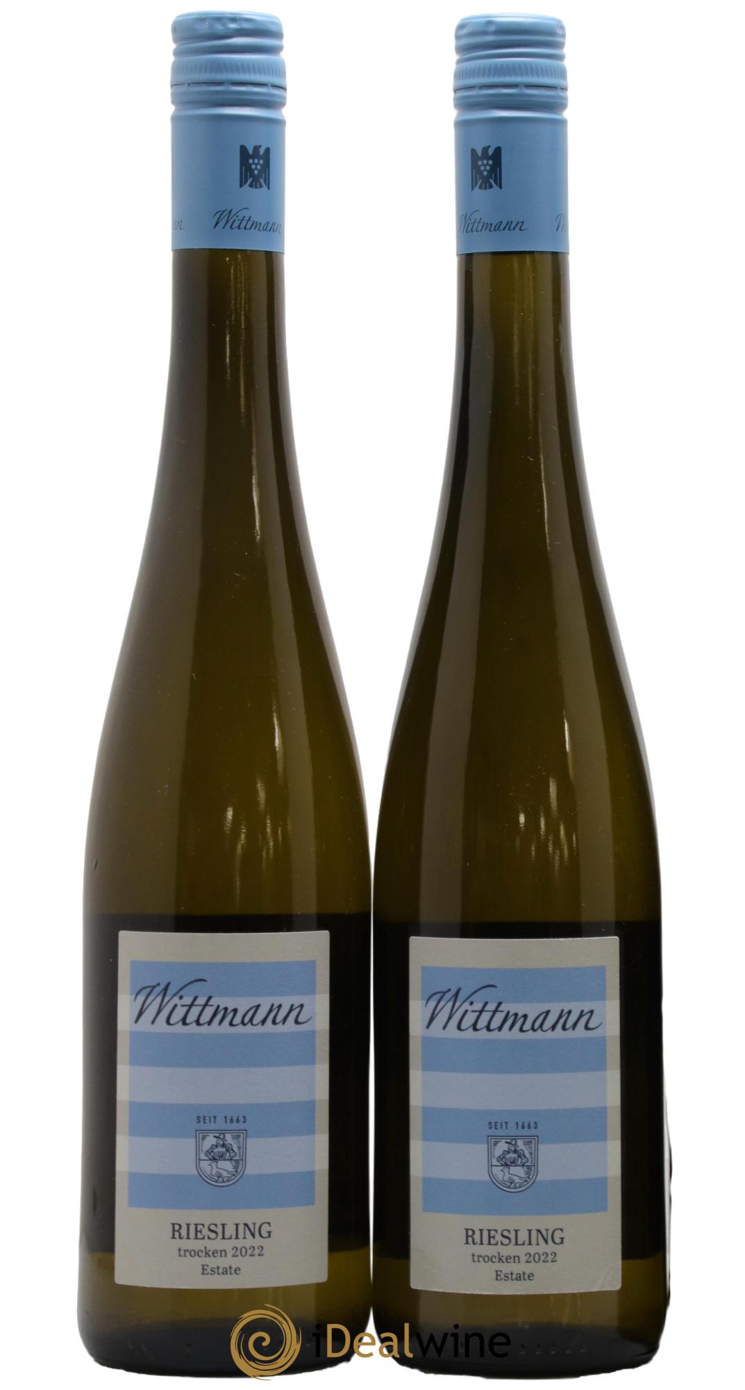 Allemagne Rheinhessen Riesling Trocken Estate Wittmann 2022 - Lot of 2 bottles - 0