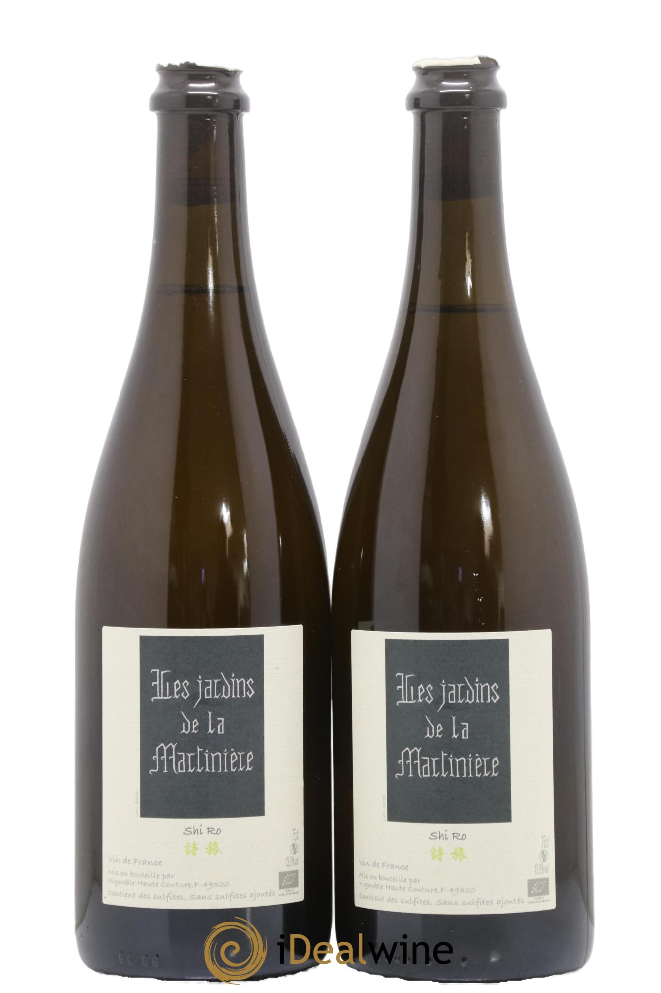 Vin de France Shi Ro Les Jardins de la Martinière 2018 - Lot de 2 bouteilles - 0