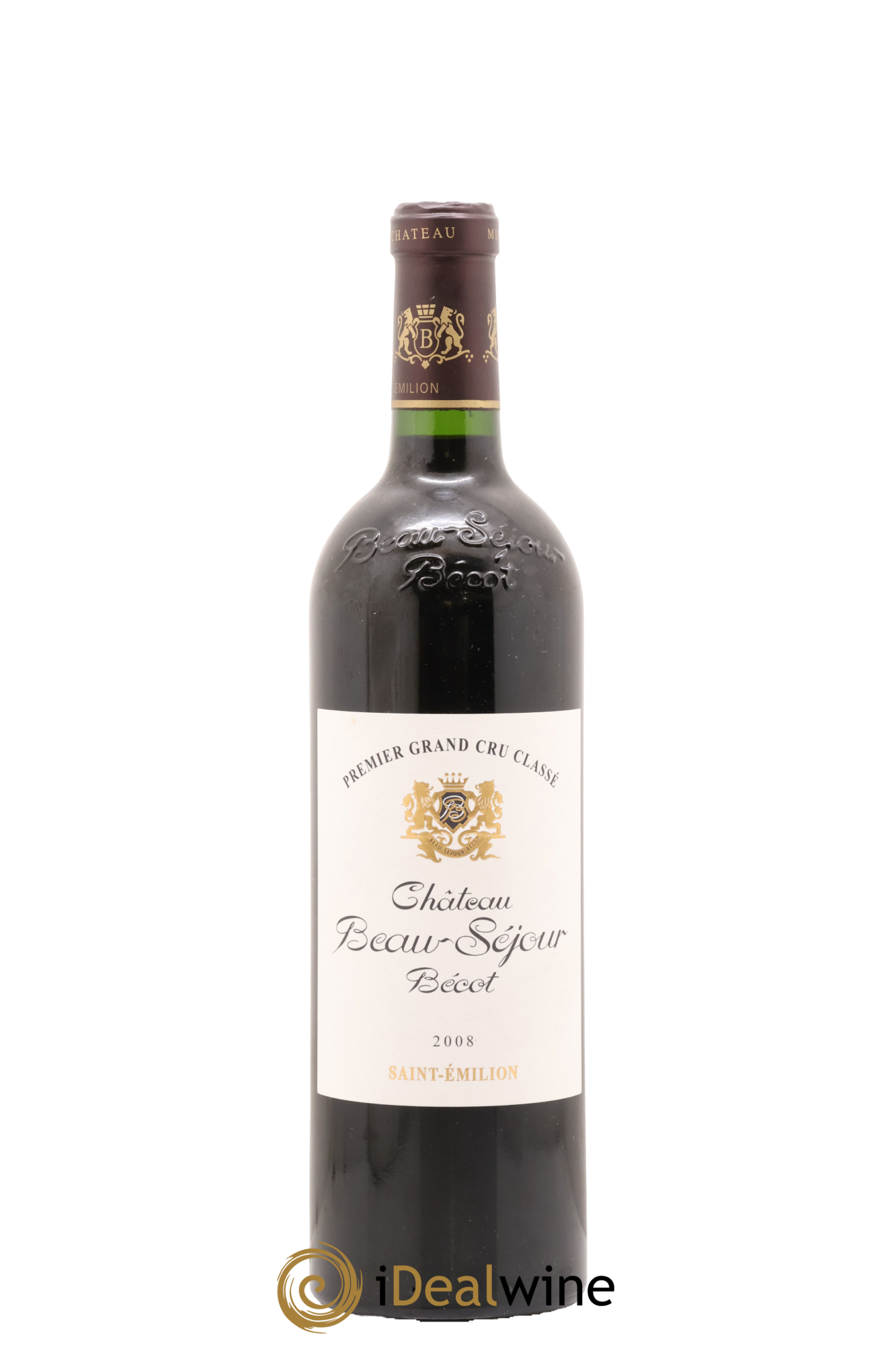 Château Beau-Séjour Bécot 1er Grand Cru Classé B 2008 - Lot de 1 bouteille - 0