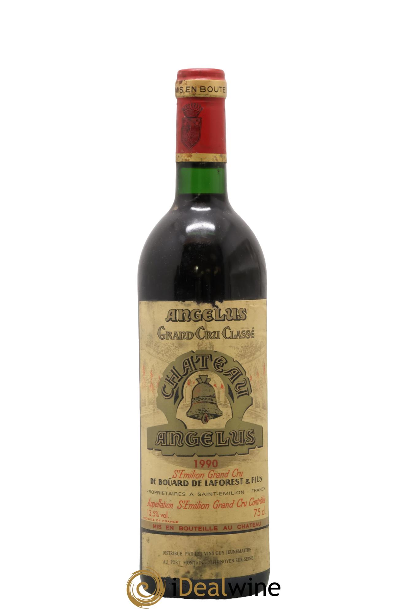 Château Angélus 1er Grand Cru Classé A 1990 - Lot de 1 bouteille - 0