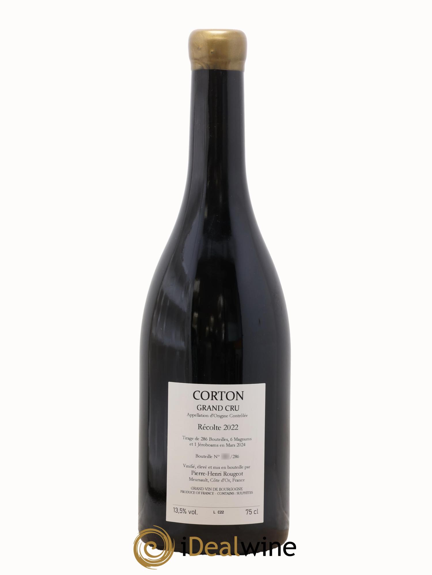 Corton Grand Cru Pierre-Henri Rougeot 2022 - Lotto di 1 bottiglia - 1