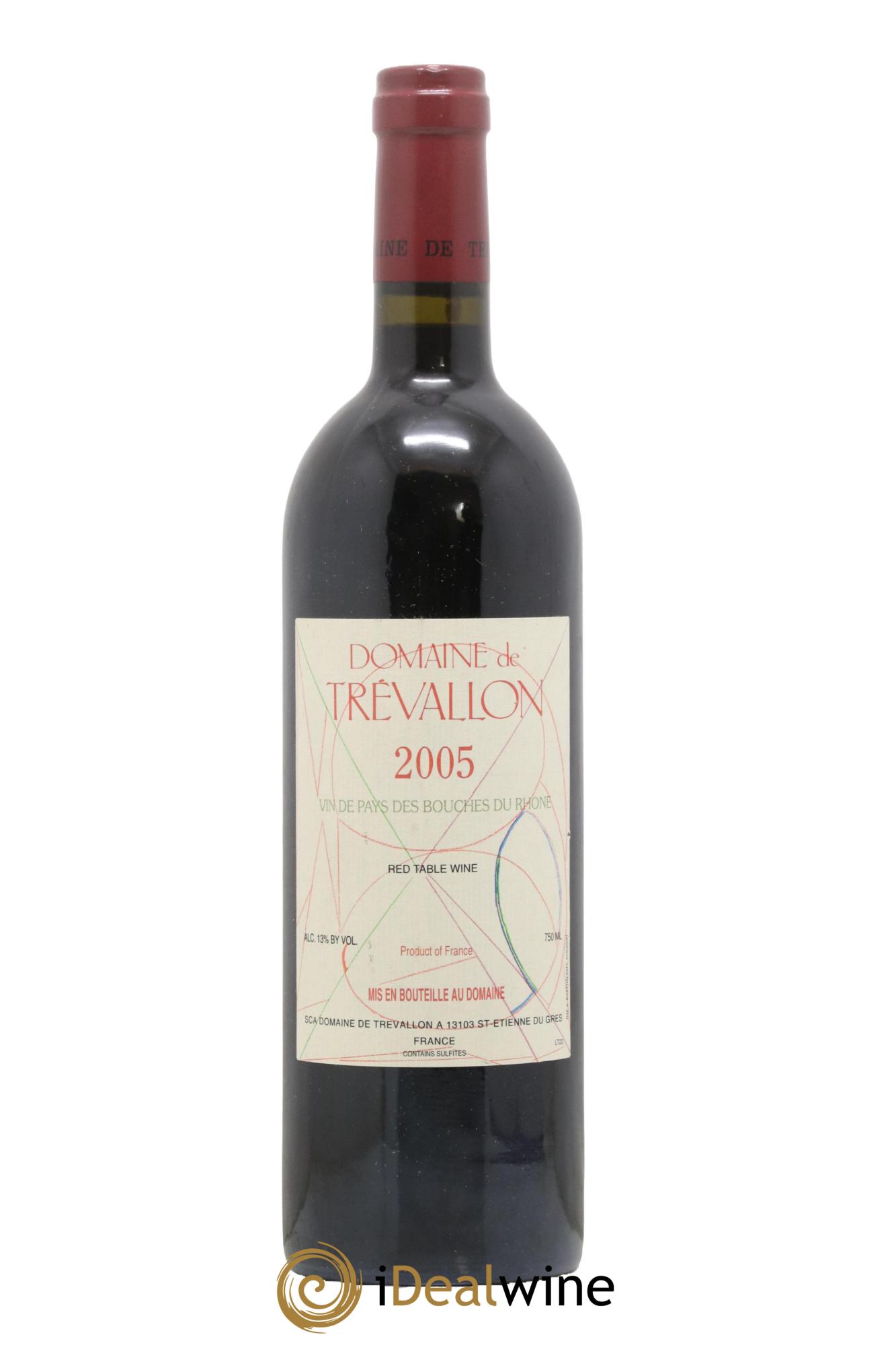 VDP Bouches du Rhône Trévallon (Domaine de) Eloi Dürrbach 2005 - Lot de 1 bouteille - 0