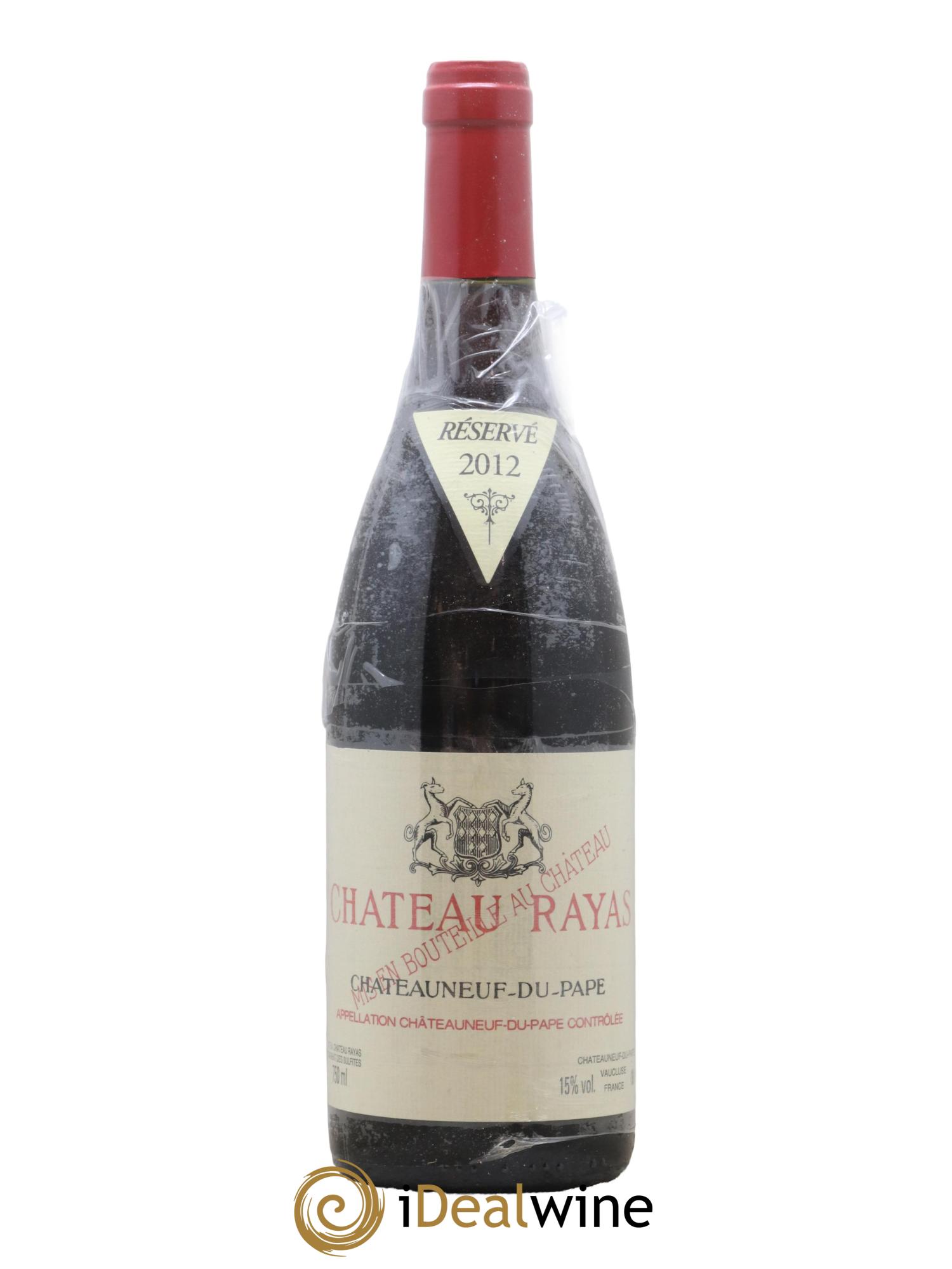 Châteauneuf-du-Pape Château Rayas Emmanuel Reynaud 2012 - Lot de 1 bouteille - 0