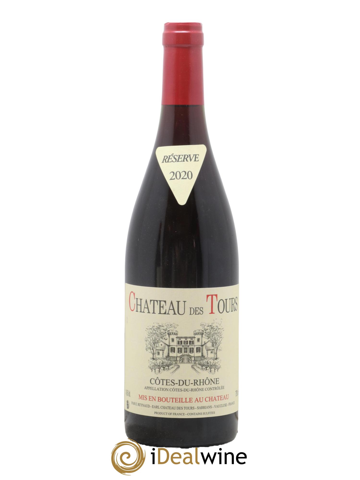 Côtes-du-Rhône Château des Tours Emmanuel Reynaud 2020 - Lot de 1 bouteille - 0