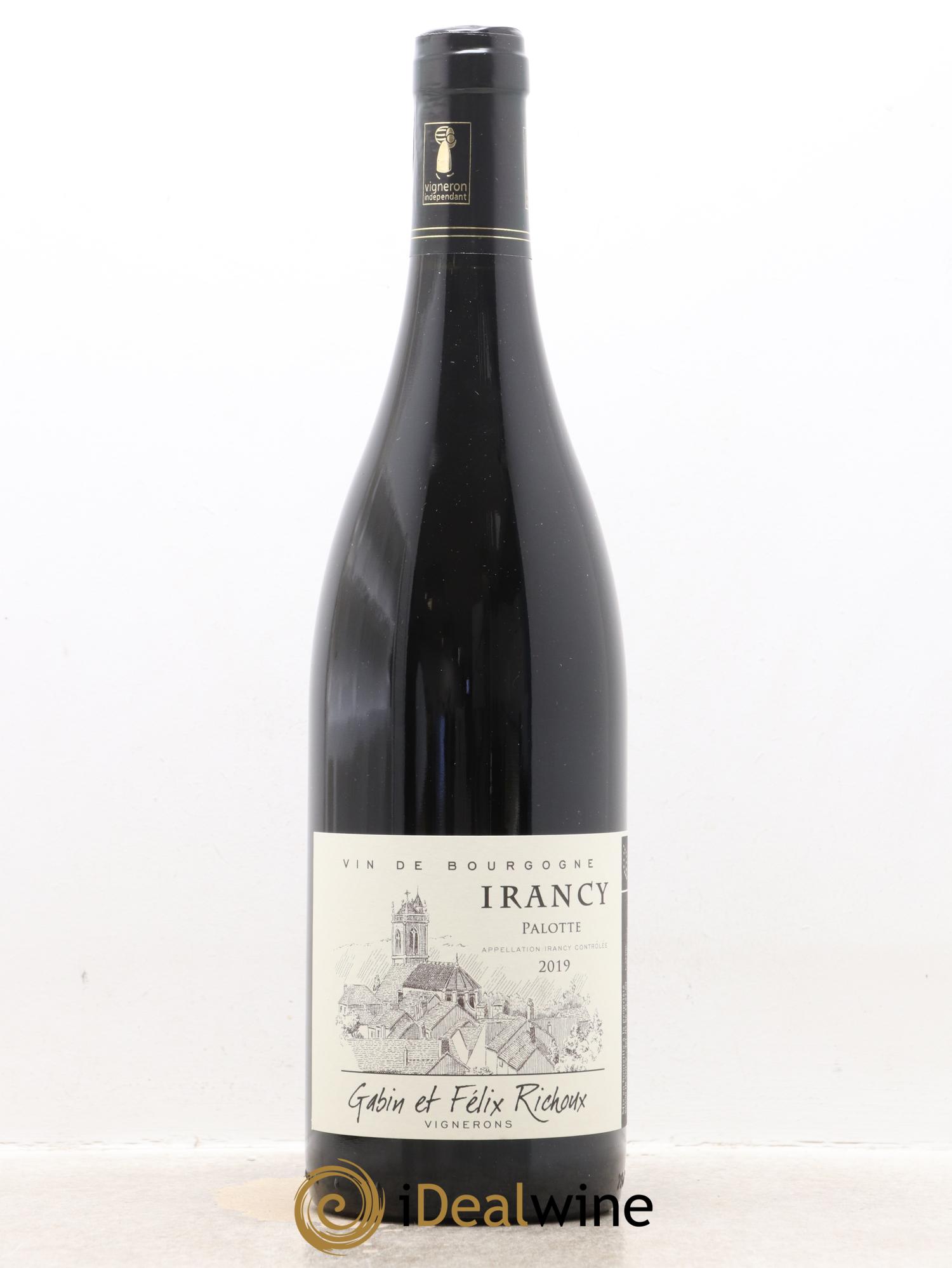 Irancy Palotte Domaine Gabin et Félix Richoux 2019 - Lot de 1 bouteille - 0