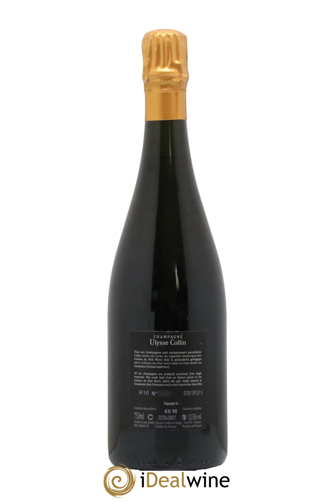 Les Roises Blanc de Blancs Extra-Brut Ulysse Collin - Lot de 1 bouteille - 1