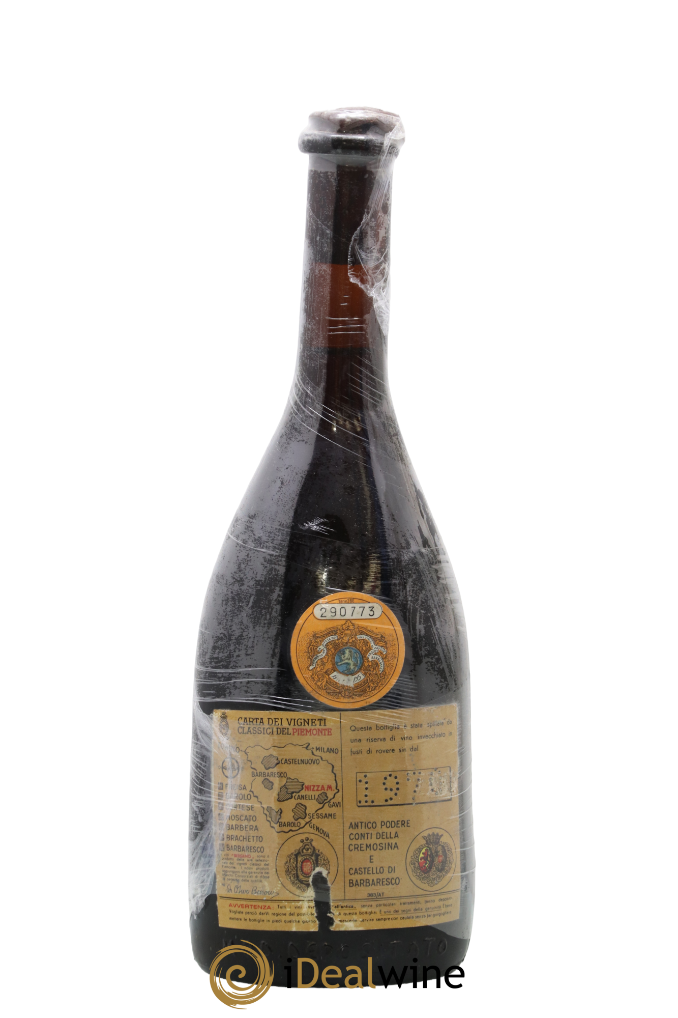 Barolo Riserva Speciale Conti Della Cremosina Bersano Antichi 1970 - Lot of 1 bottle - 1