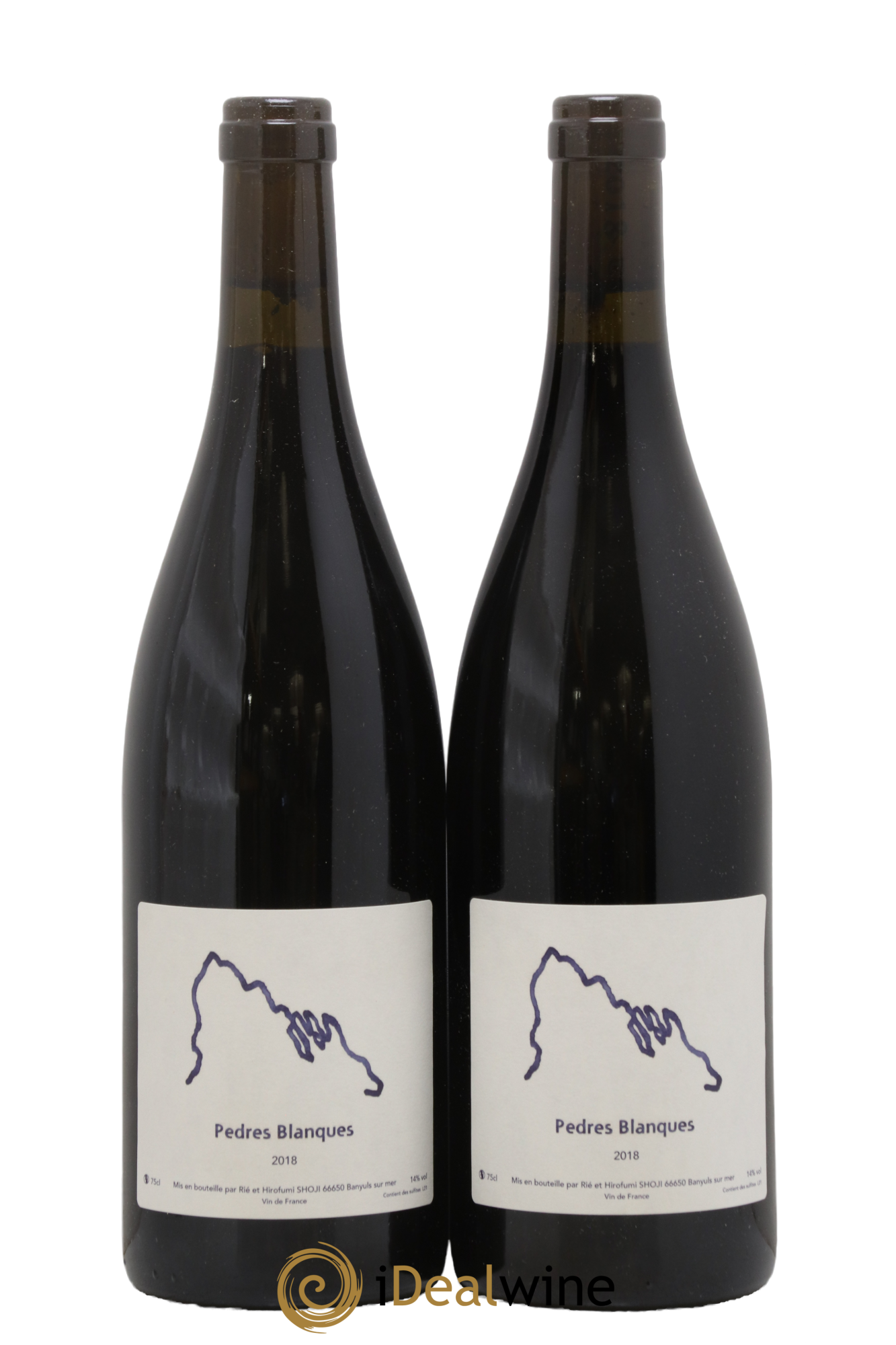 Vin de France Pedres Blanques Rié et Hirofumi Shoji 2018 - Posten von 2 Flaschen - 0