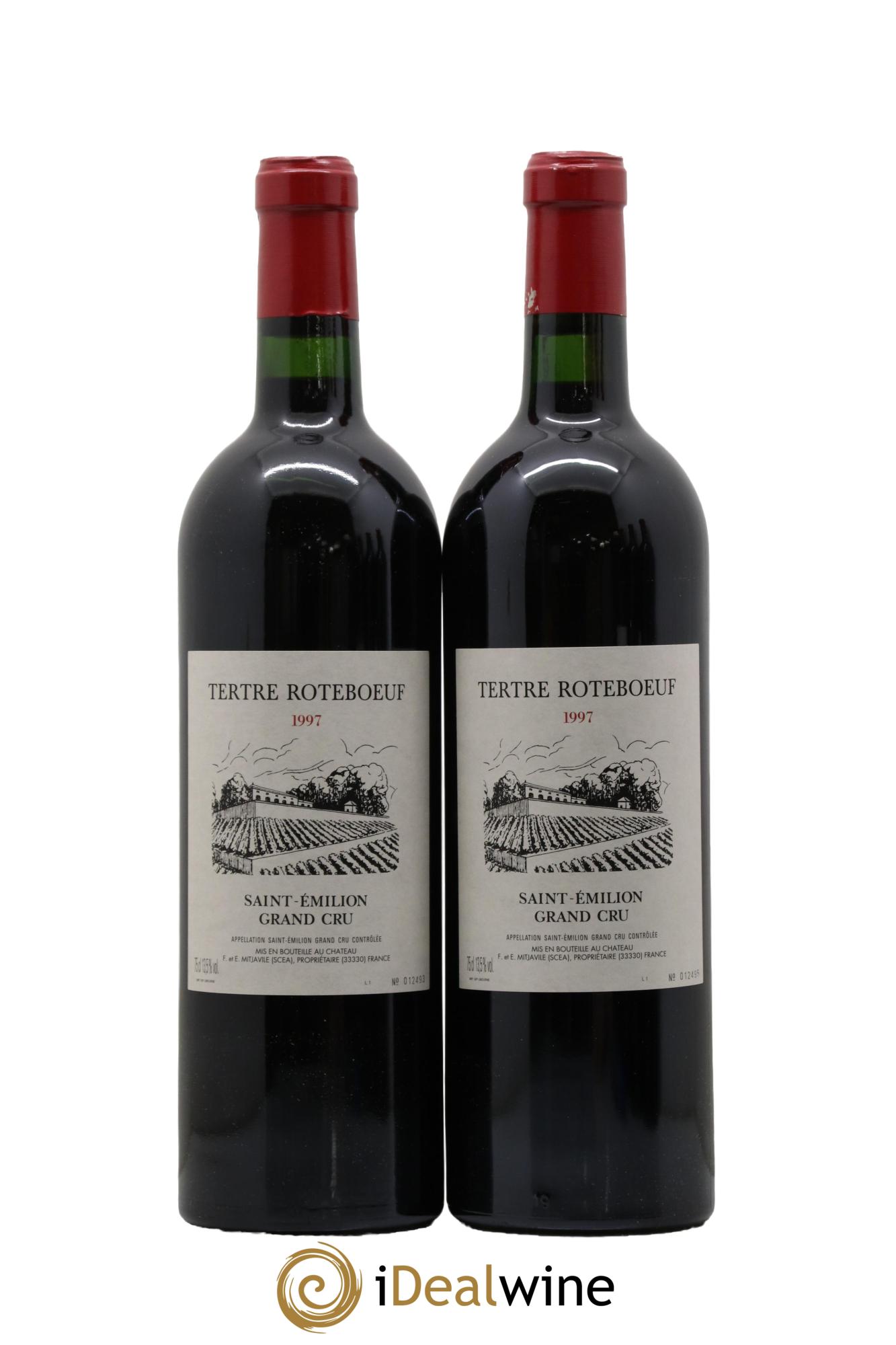 Château Tertre Roteboeuf 1997 - Lot of 2 bottles - 0