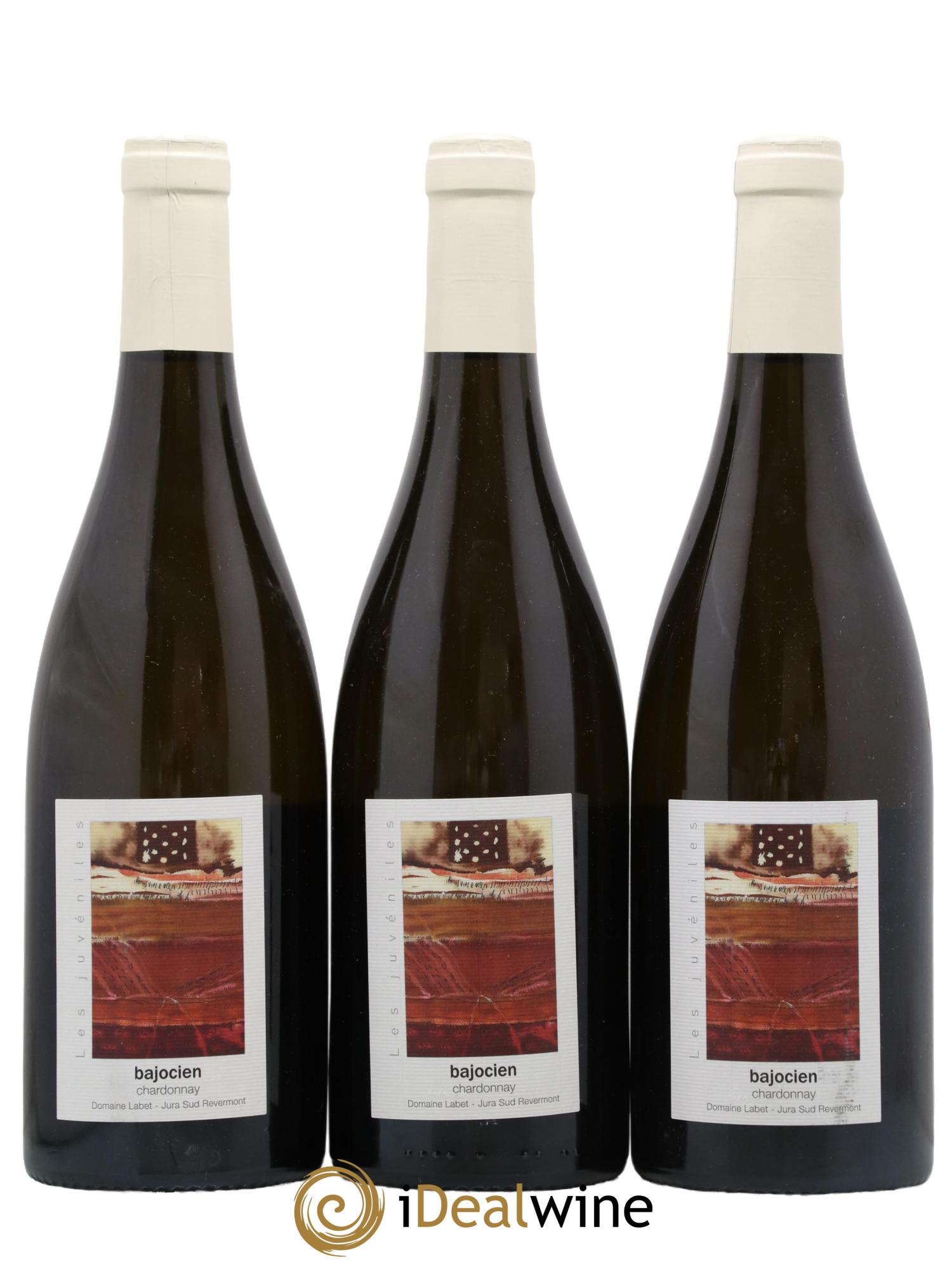 Côtes du Jura Chardonnay Bajocien Romain - Julien - Charline Labet 2021 - Lot de 3 bouteilles - 0