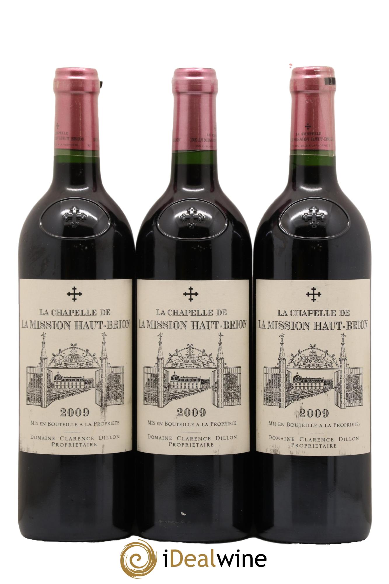 La Chapelle de La Mission Haut-Brion Second Vin 2009 - Lot de 3 bouteilles - 0