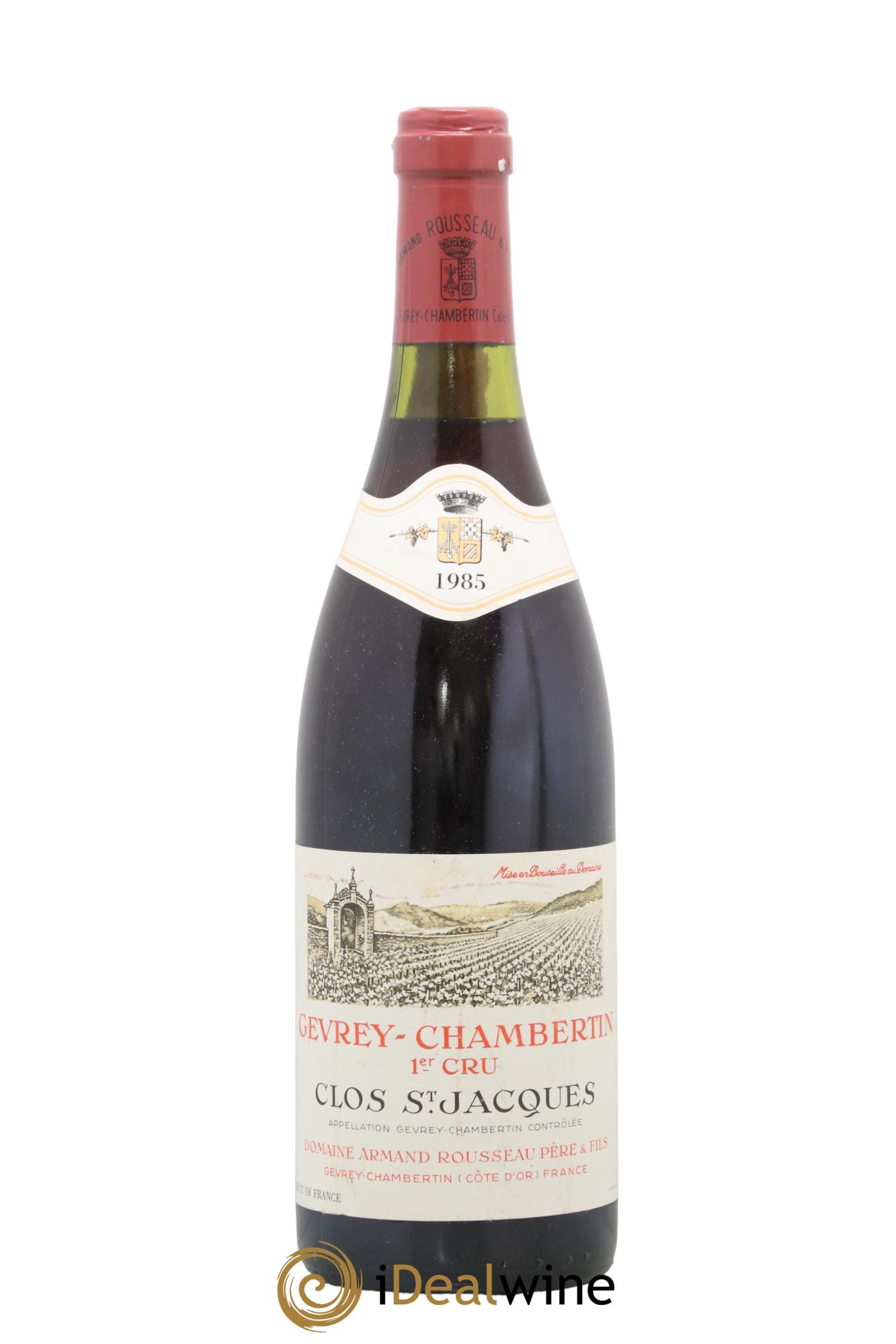 Gevrey-Chambertin 1er Cru Clos Saint-Jacques Armand Rousseau (Domaine) 1985 - Lot of 1 bottle - 0