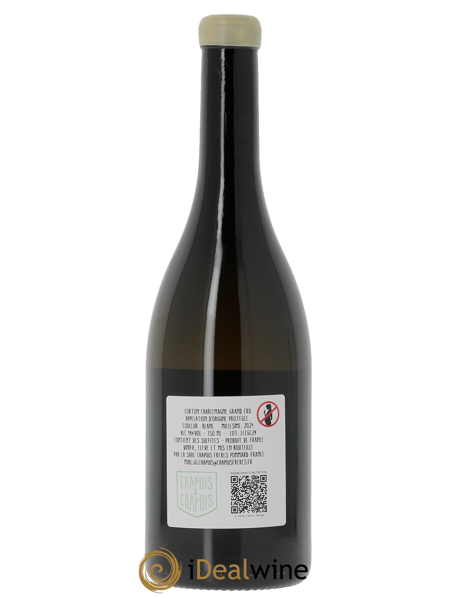 Corton-Charlemagne Grand Cru Chapuis & Chapuis  2024 - Lot of 1 bottle - 1
