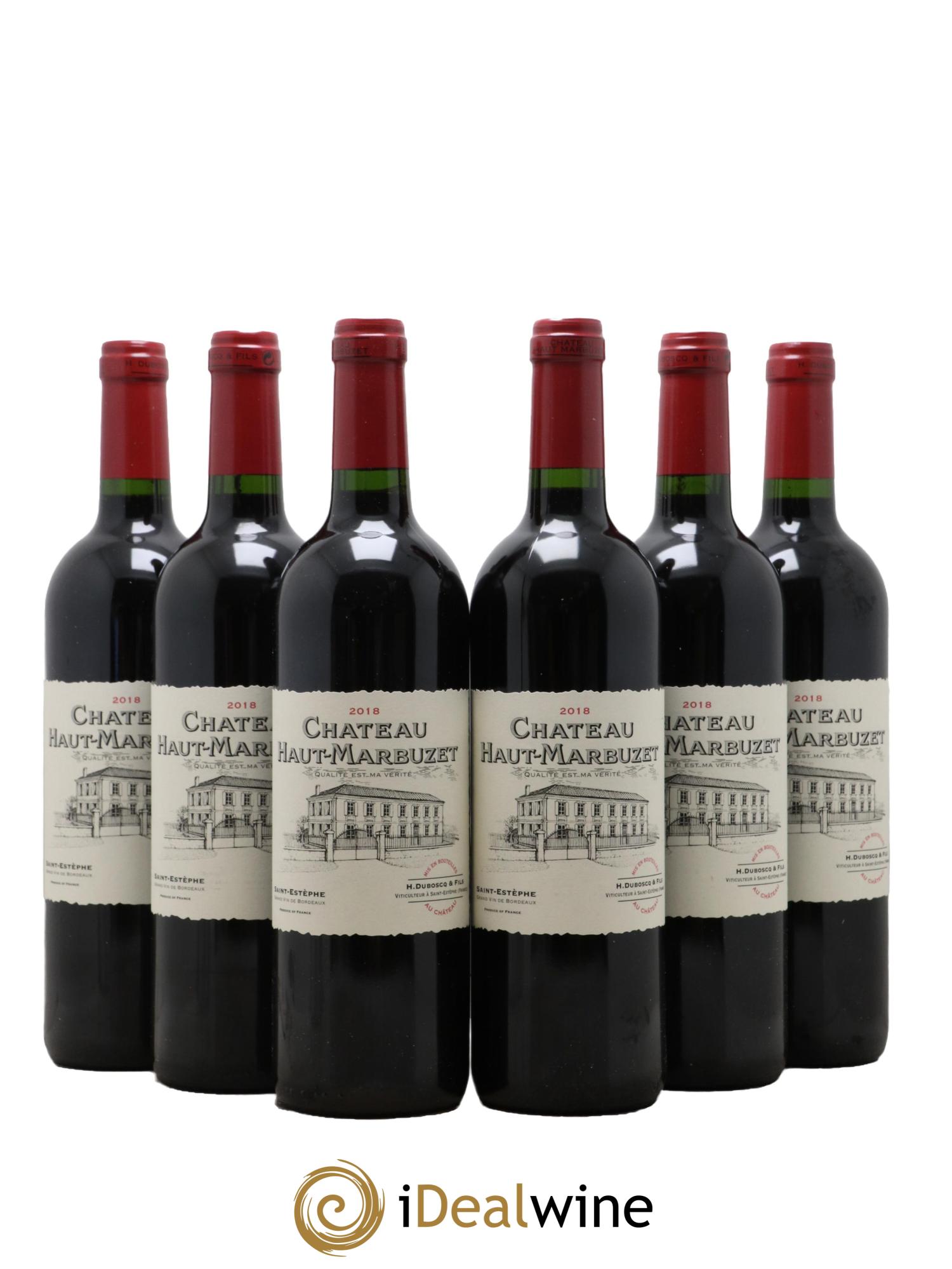 Château Haut Marbuzet 2018 - Lot of 6 bottles - 0