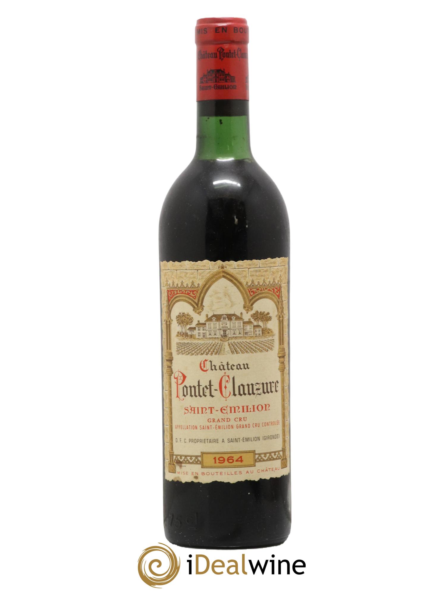 Château Pontet Clauzure 1964 - Lot de 1 bouteille - 0