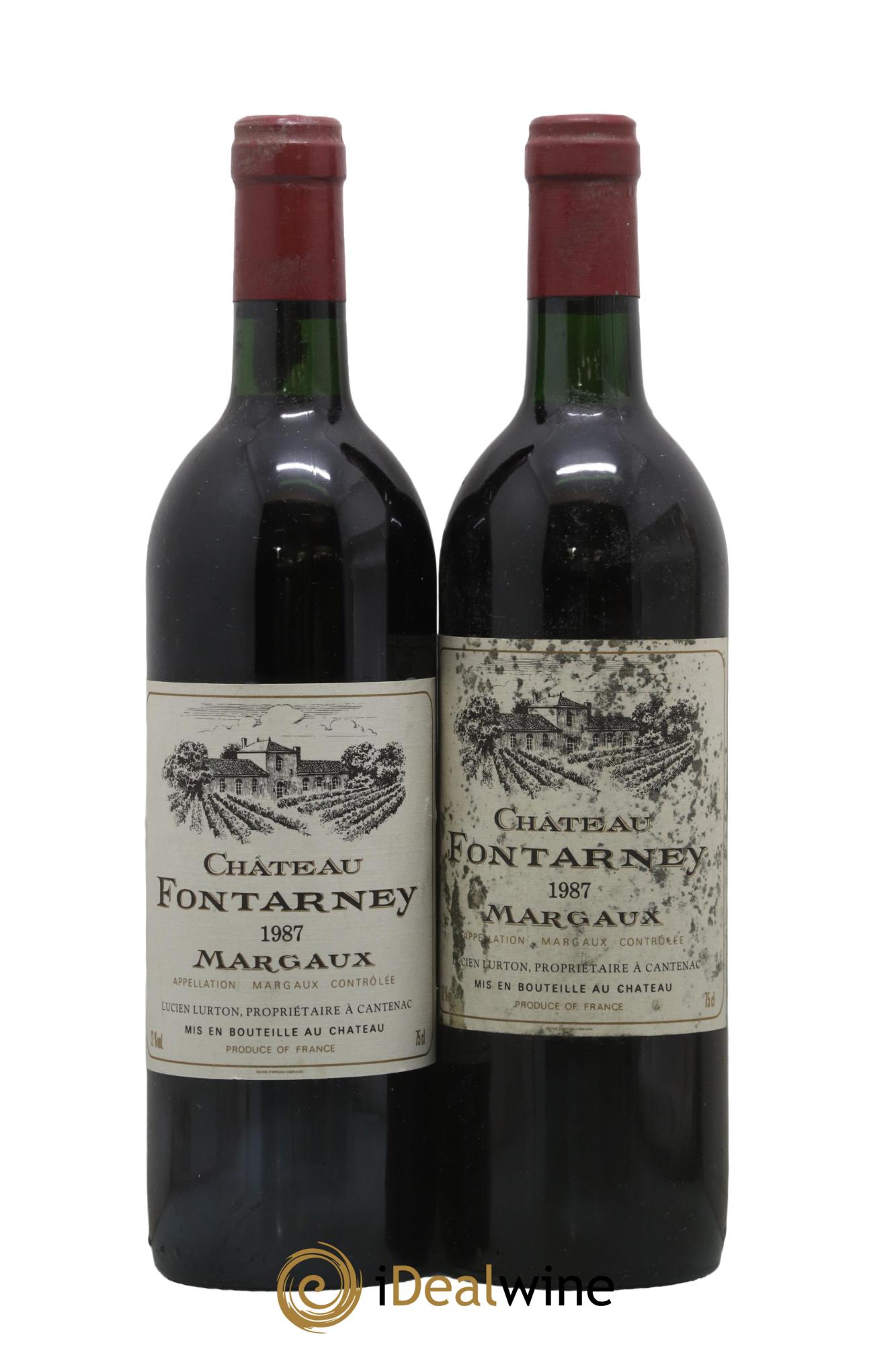 Margaux Château Fontarney 1987 - Lot de 2 bouteilles - 0